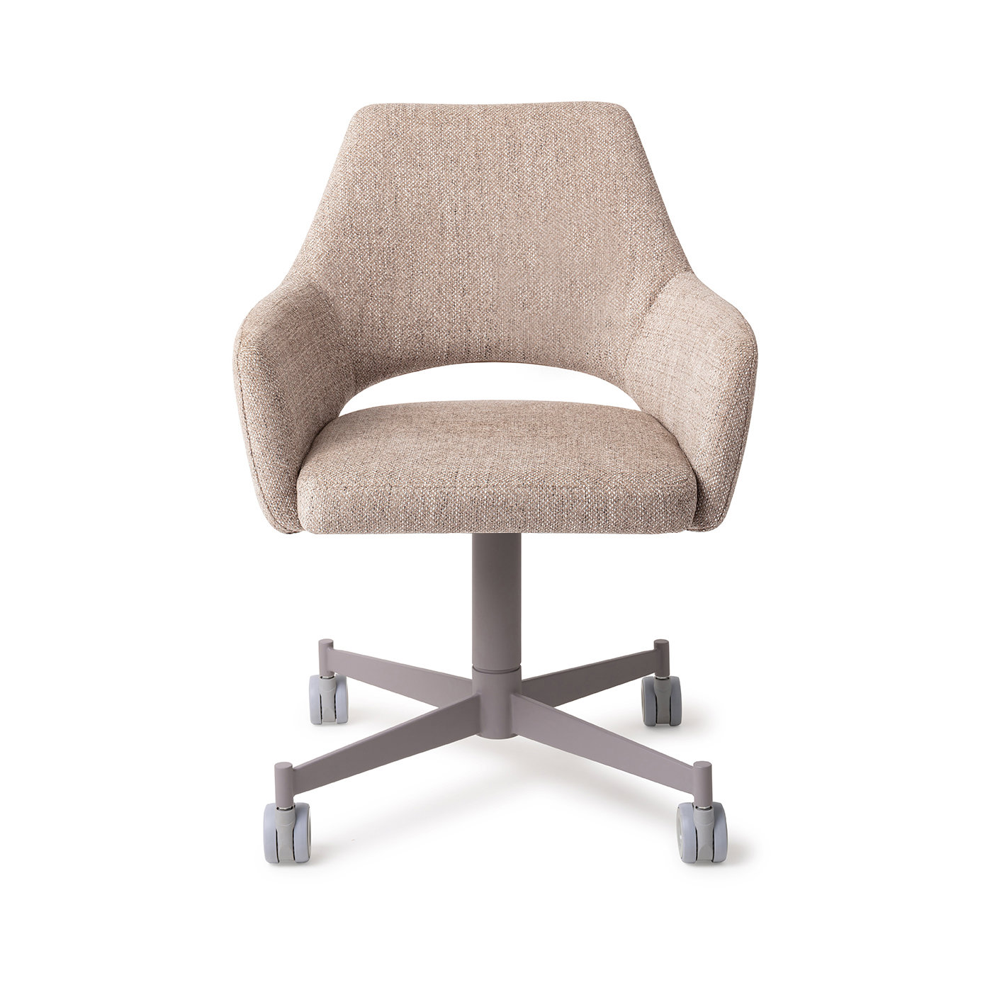 Jesper Home Esszimmerstuhl Yanai Biscuit Beach Caster Grau