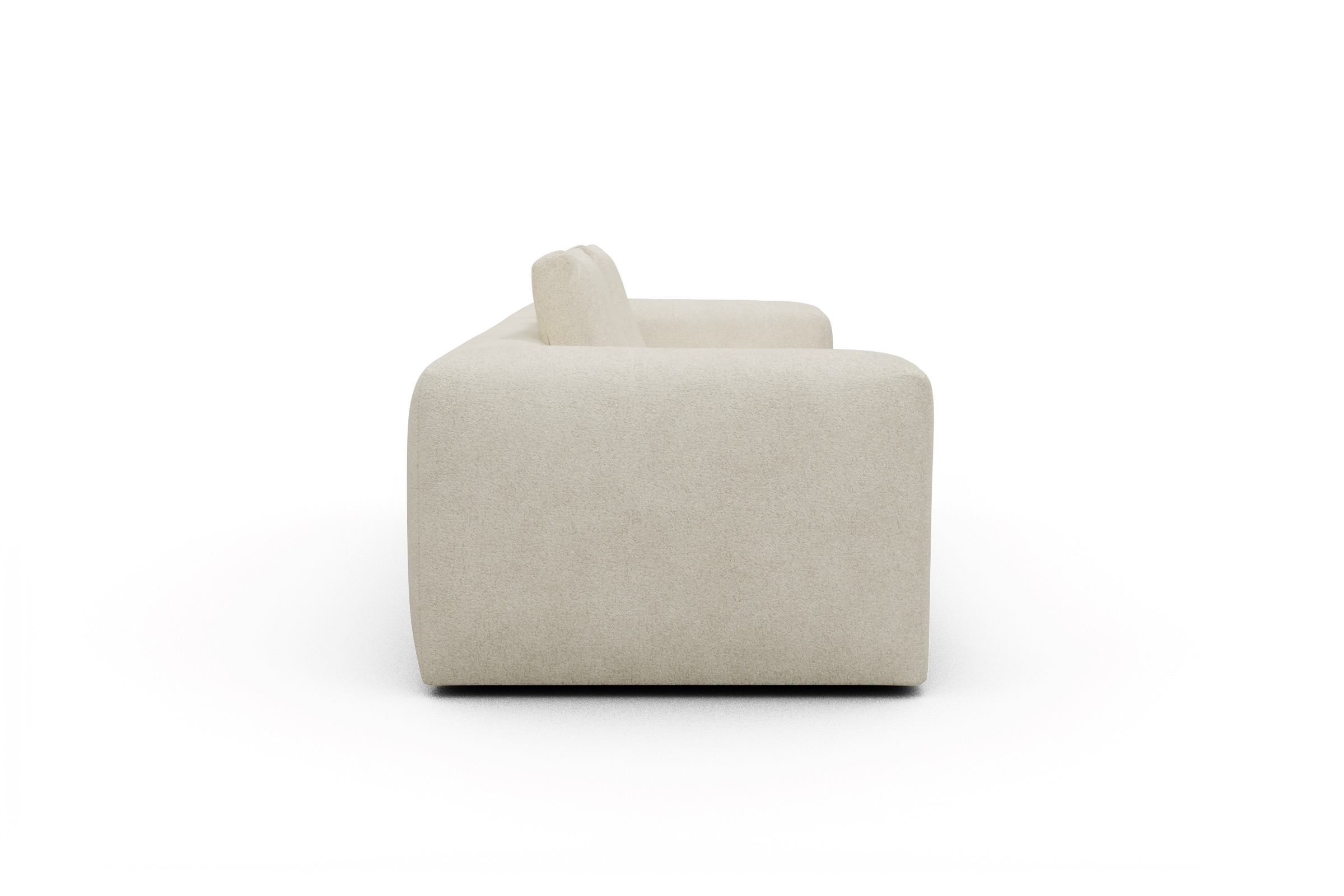 Sofa Fred 3-Sitzer Boucle-Off-White