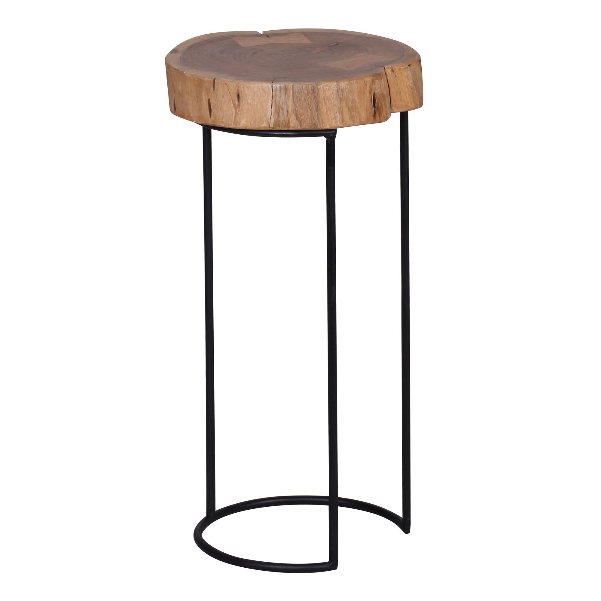 Beistelltisch Alden Massivholz Akazie Höhe 55 cm