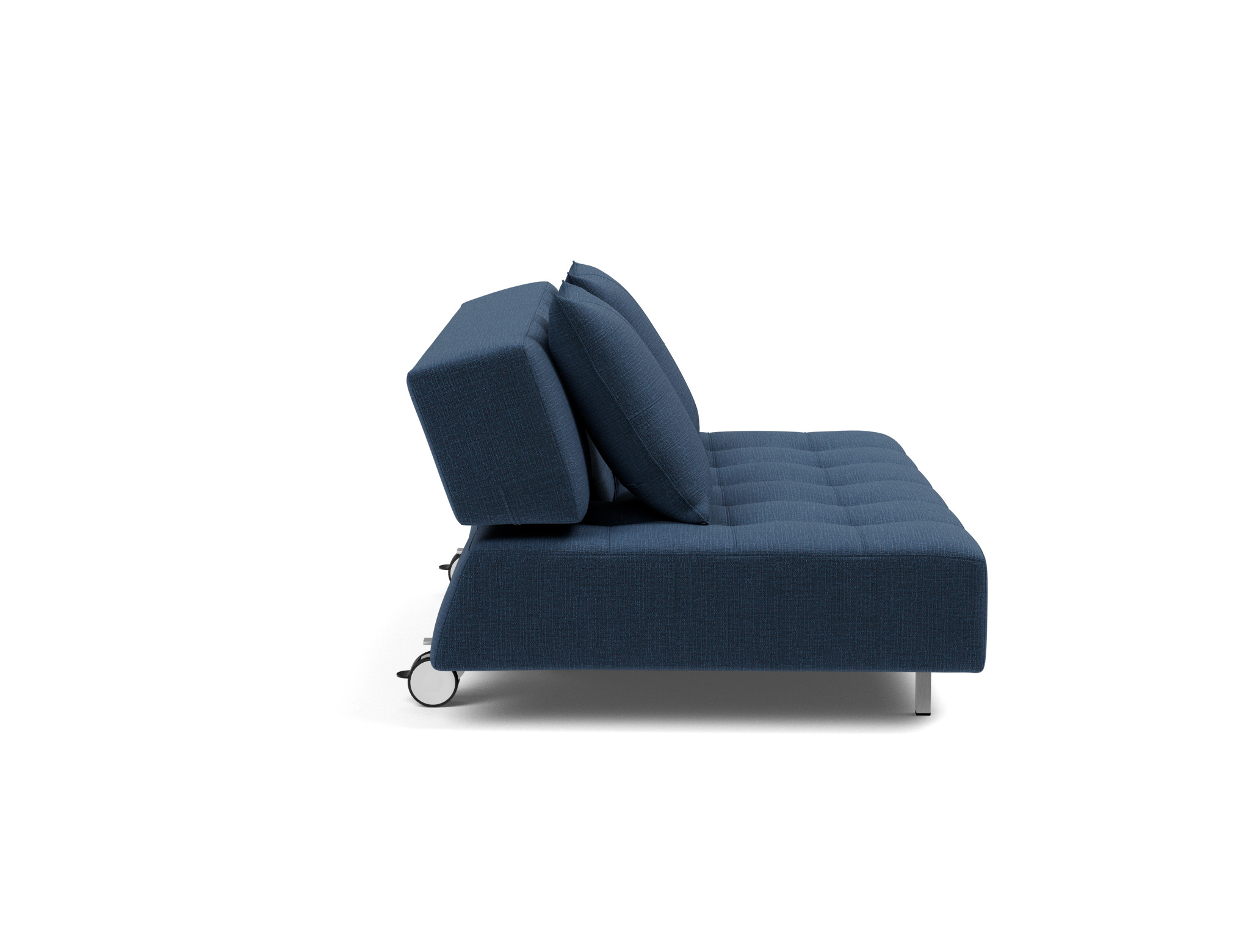 Schlafsofa Long Horn D.E.L. Chenille Esina 414-Indigo-Blue