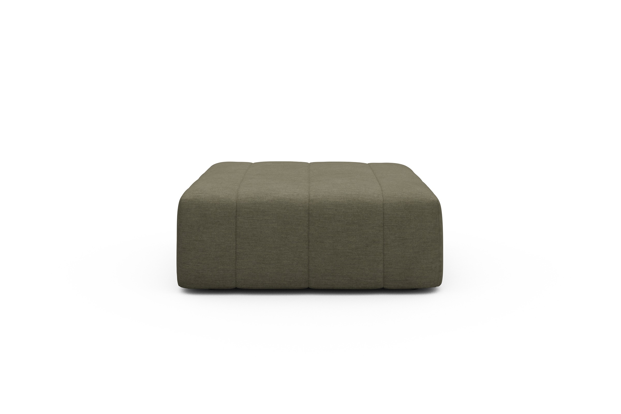 Sitzhocker Hugo Ottomane Vivus-Dusty-Olive