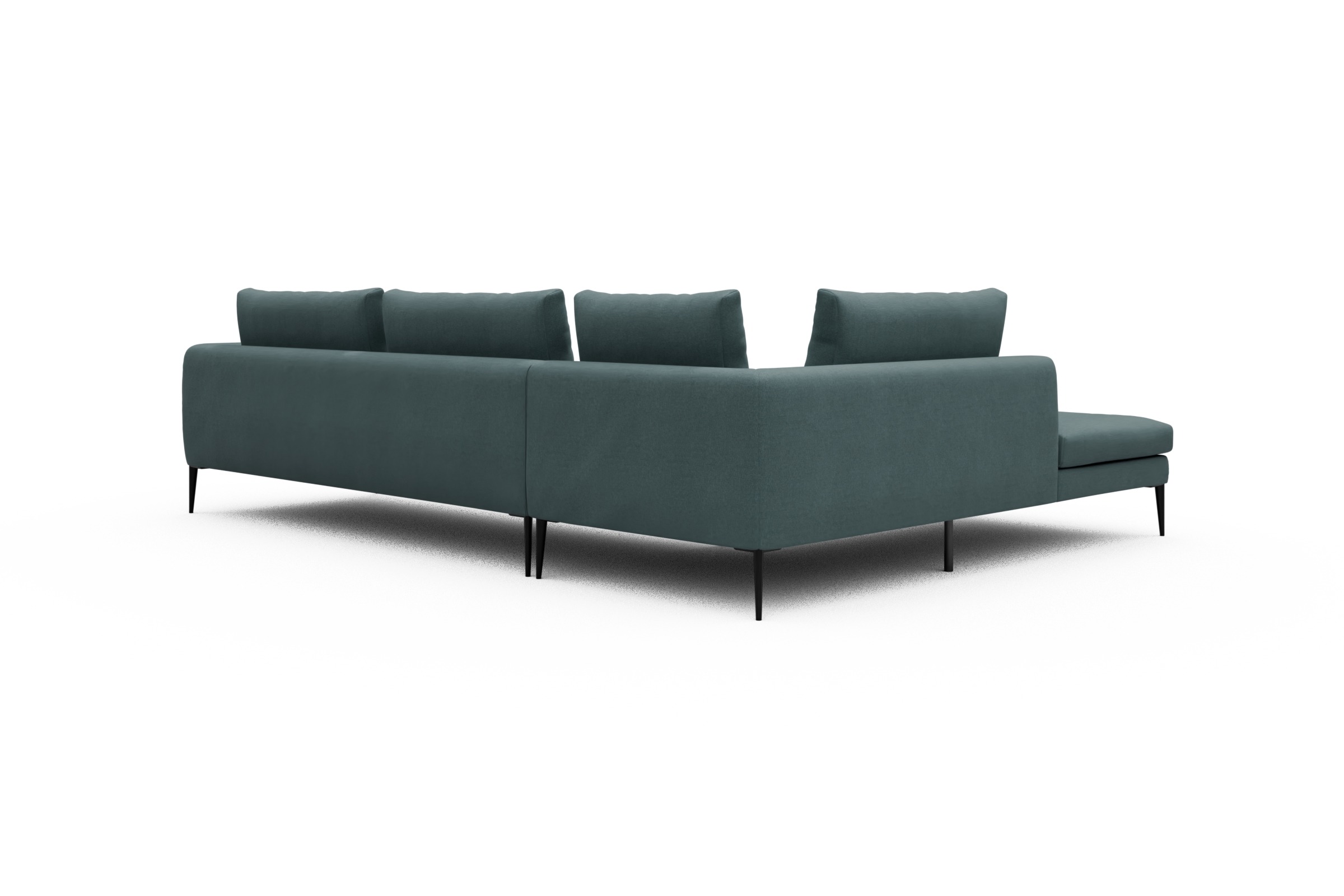 Ecksofa Paul Relax-Ecke rechts mit 3-Sitzer Satya-Niagara