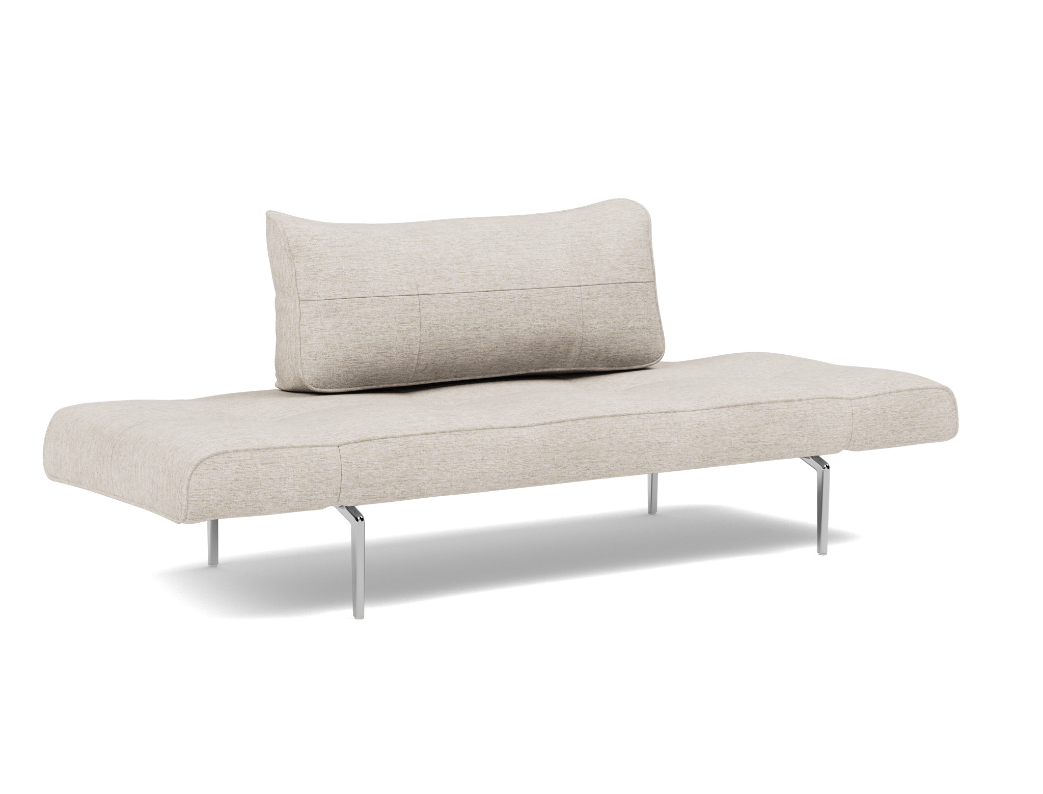 Tagesbett Zeal Chenille Yuveno 470-Natural Beine Straw Aluminium