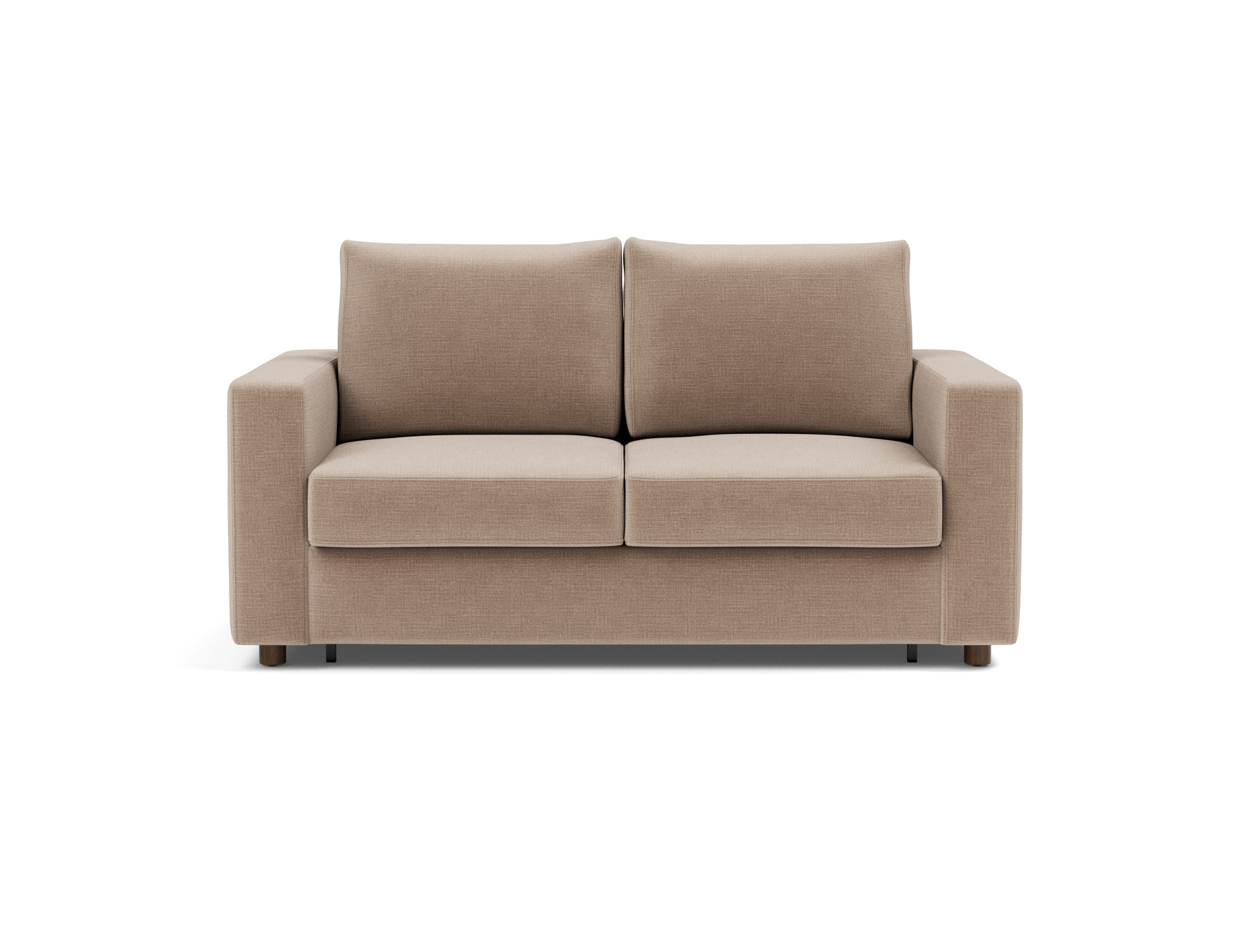 Schlafsofa Neah mit Standard-Armlehnen 140 Chenille Esina 417-Mocha