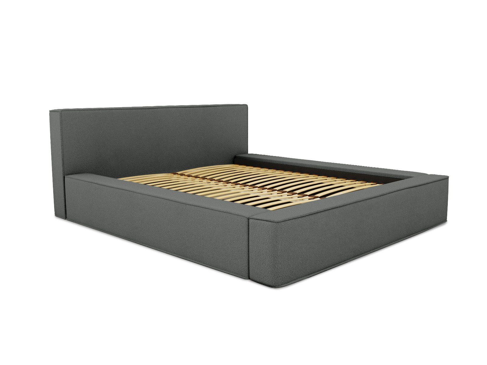 Polsterbett Delano Boucle 140x200 mit Metallrahmen Now Or Never 92