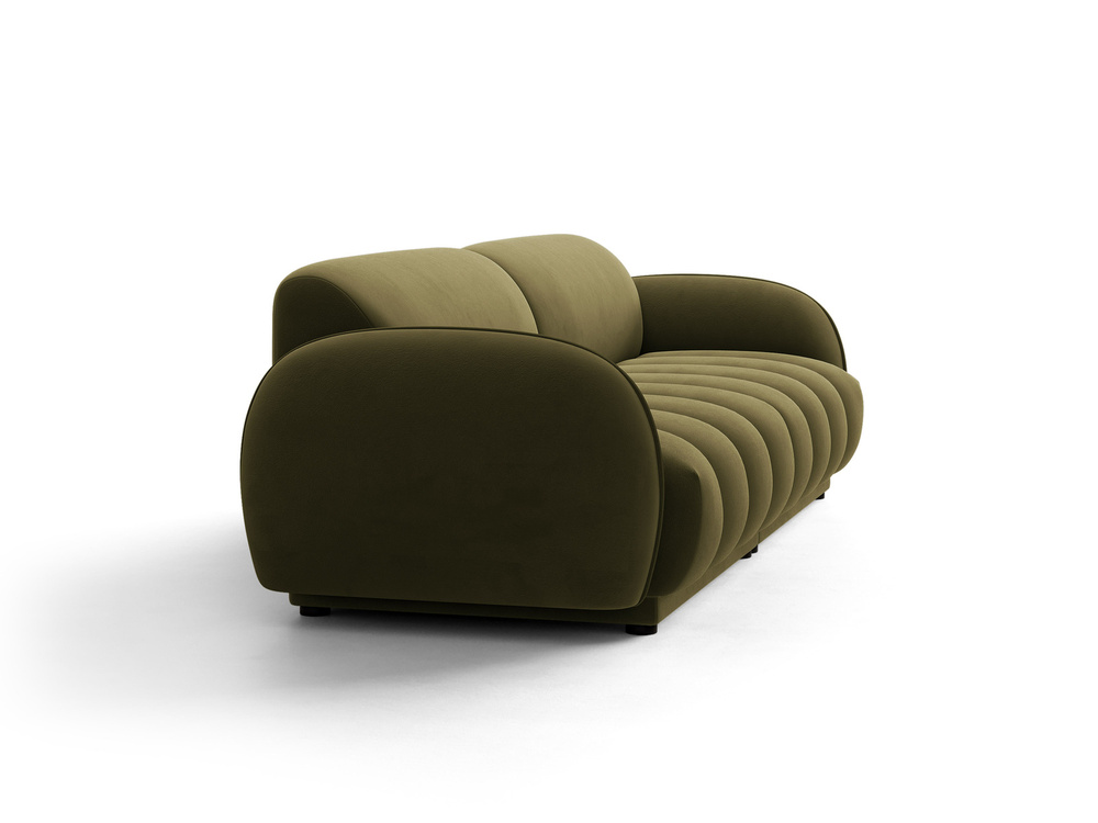 Cosmopolitan Design Sofa Bilbao 4-Sitzer Samt Casino Hellgrün