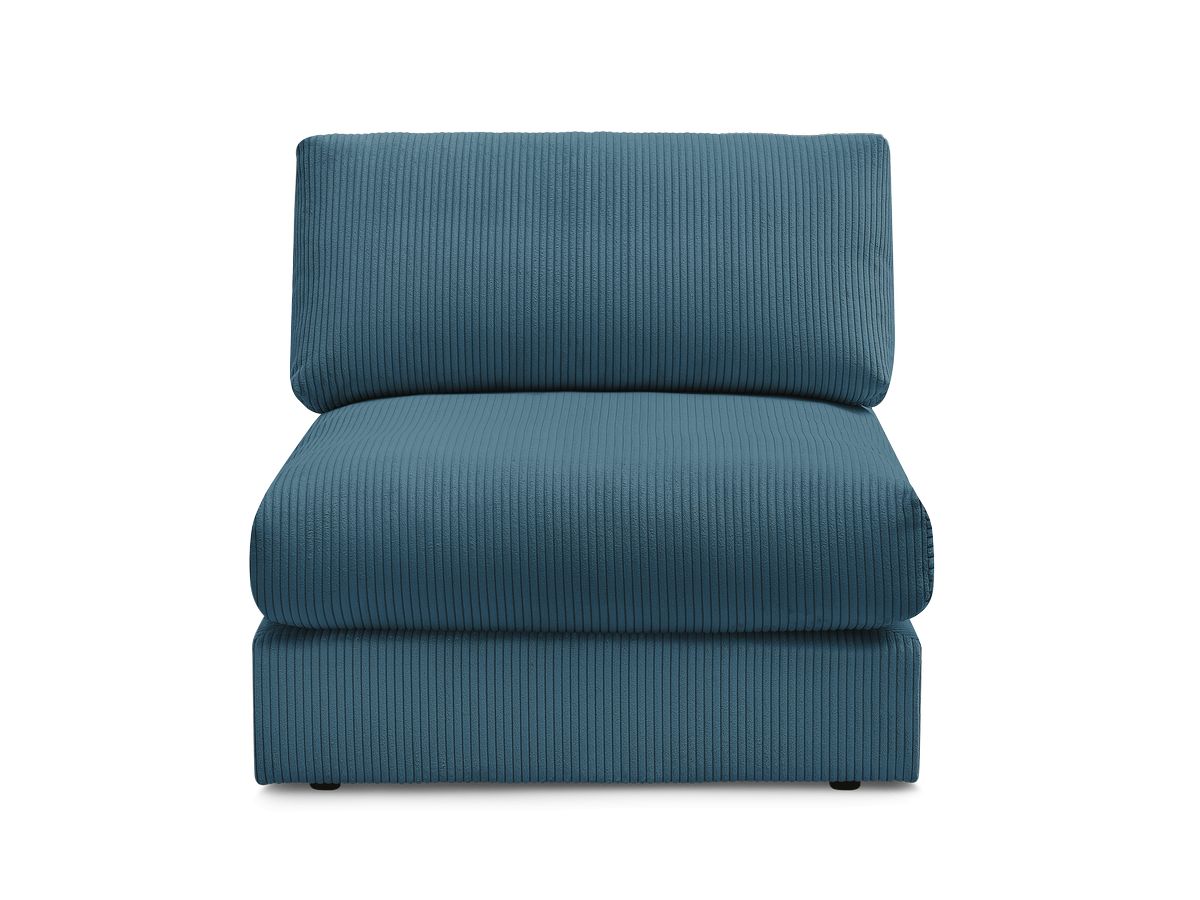 Bobochic Paris Sofamodul 1-Sitzer Cordsamt Hellblau