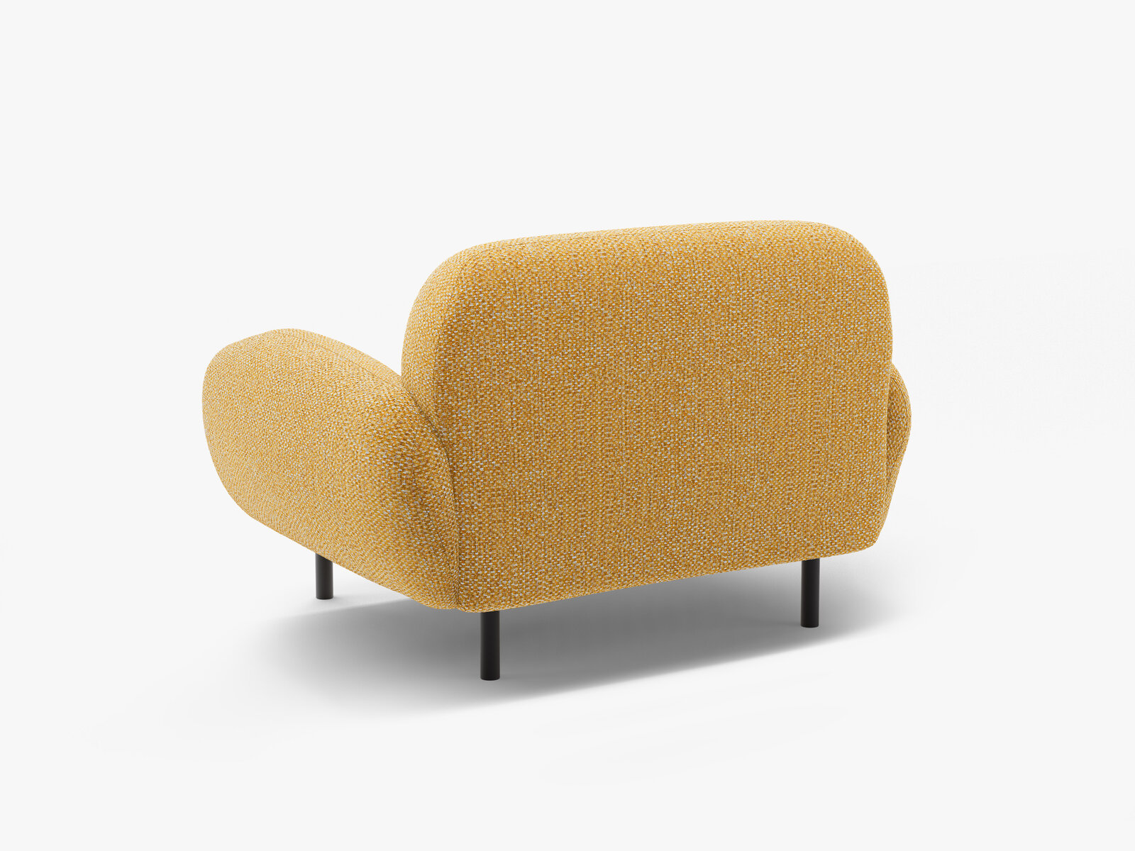 Micadoni Sessel Poppy Chenille Silencio Senf