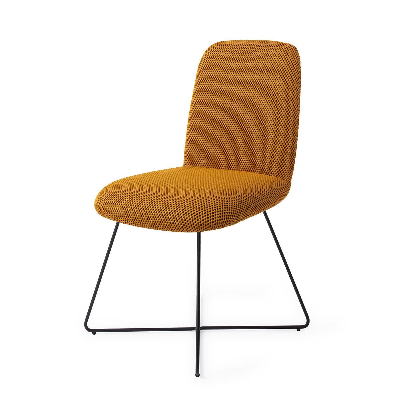 Jesper Home Esszimmerstuhl Taiwa Groovy-Garam Cross Schwarz