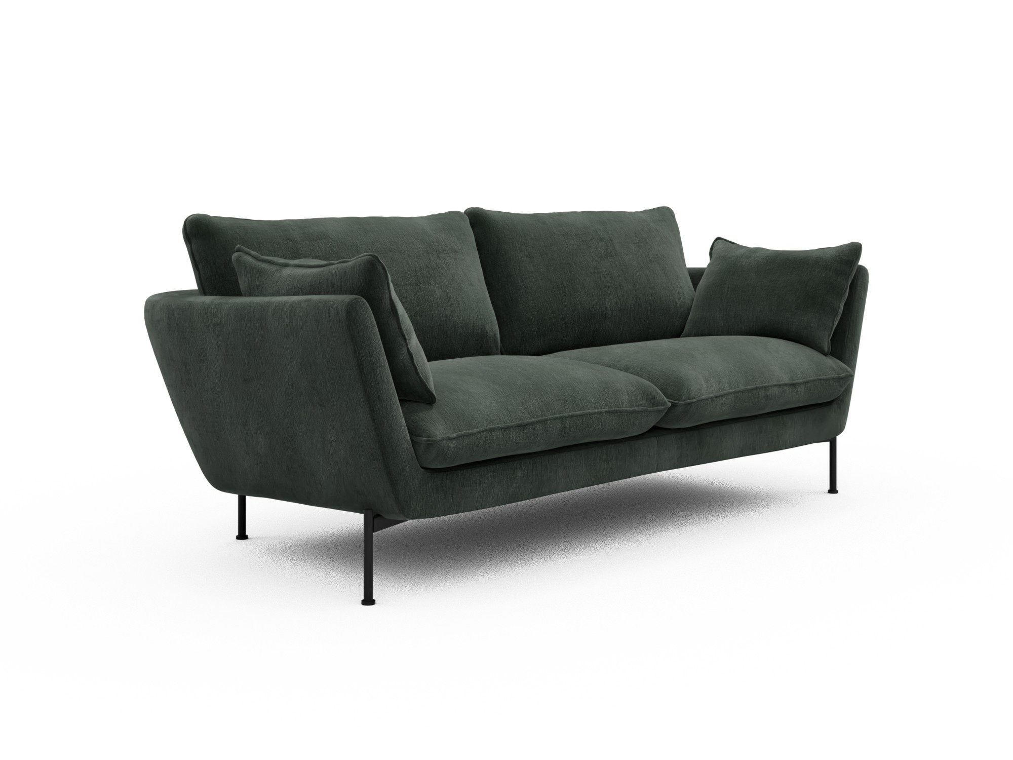 Skandi Home Sofa Anton 2-Sitzer Smooth-Laurel-Green moebelfaktor