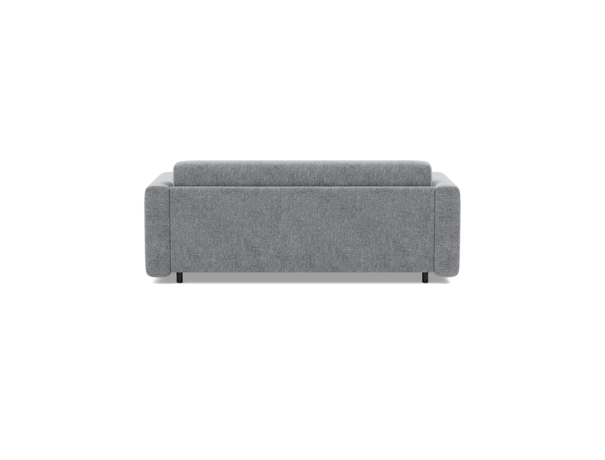 Schlafsofa Killian mit Memory-Matratze 140 Strukturierter Stoff Twist 565-Granite