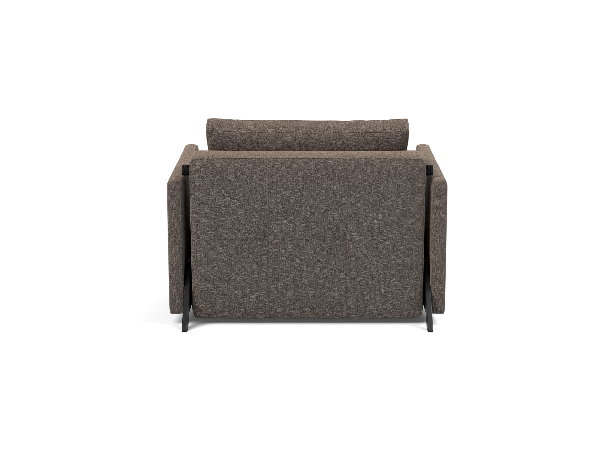 Schlafsessel Cubed 90 mit Armlehnen Boucle Skandi 530-Taupe