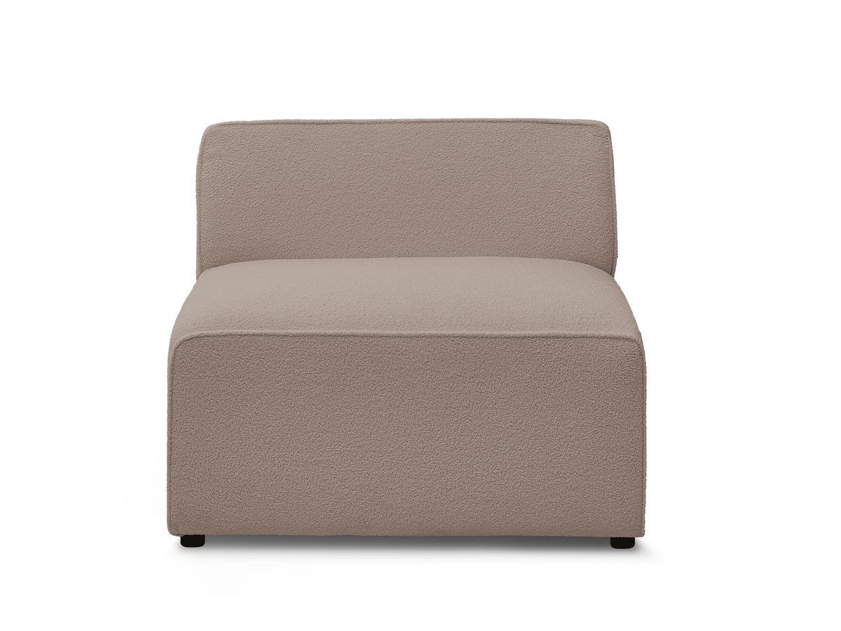 Bobochic Megeve Sofamodul 1-Sitzer Bouclé-Stoff Braun