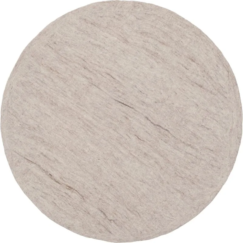 myfelt Béla Filzteppich Beige meliert