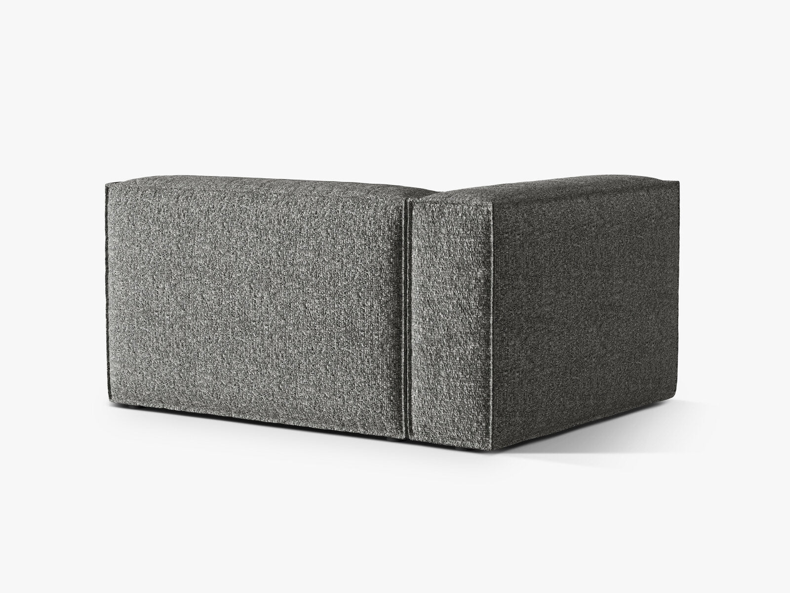 Micadoni Eckmodul Nuria 2-Sitzer Links Boucle Graphit