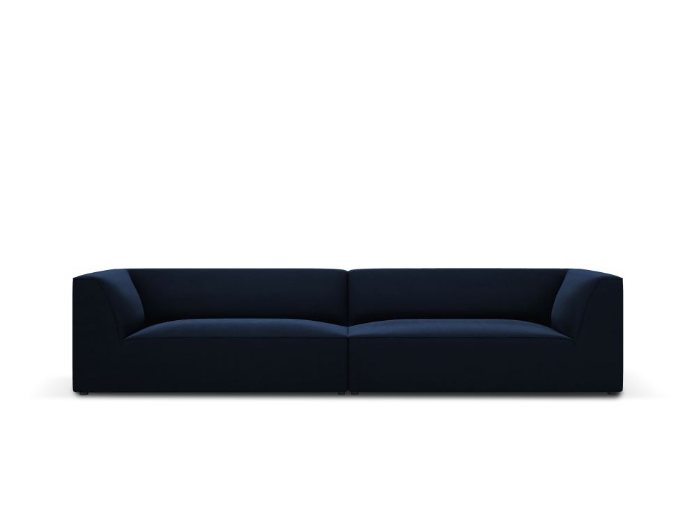 Cosmopolitan Design Sofa Siena 4-Sitzer Samt Salvador Königsblau