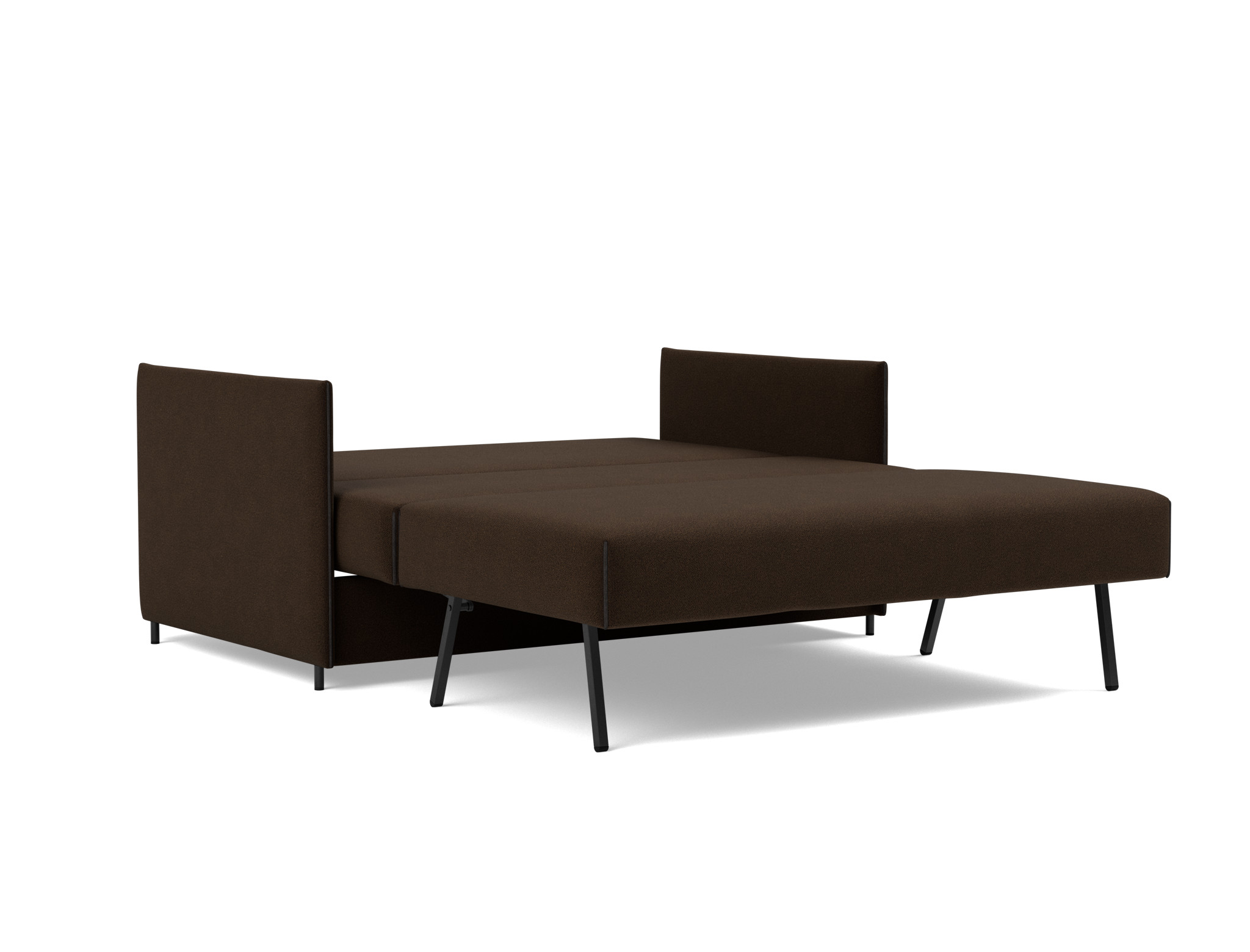 Schlafsofa Luoma Strukturierter Stoff Taura 358-Chocco