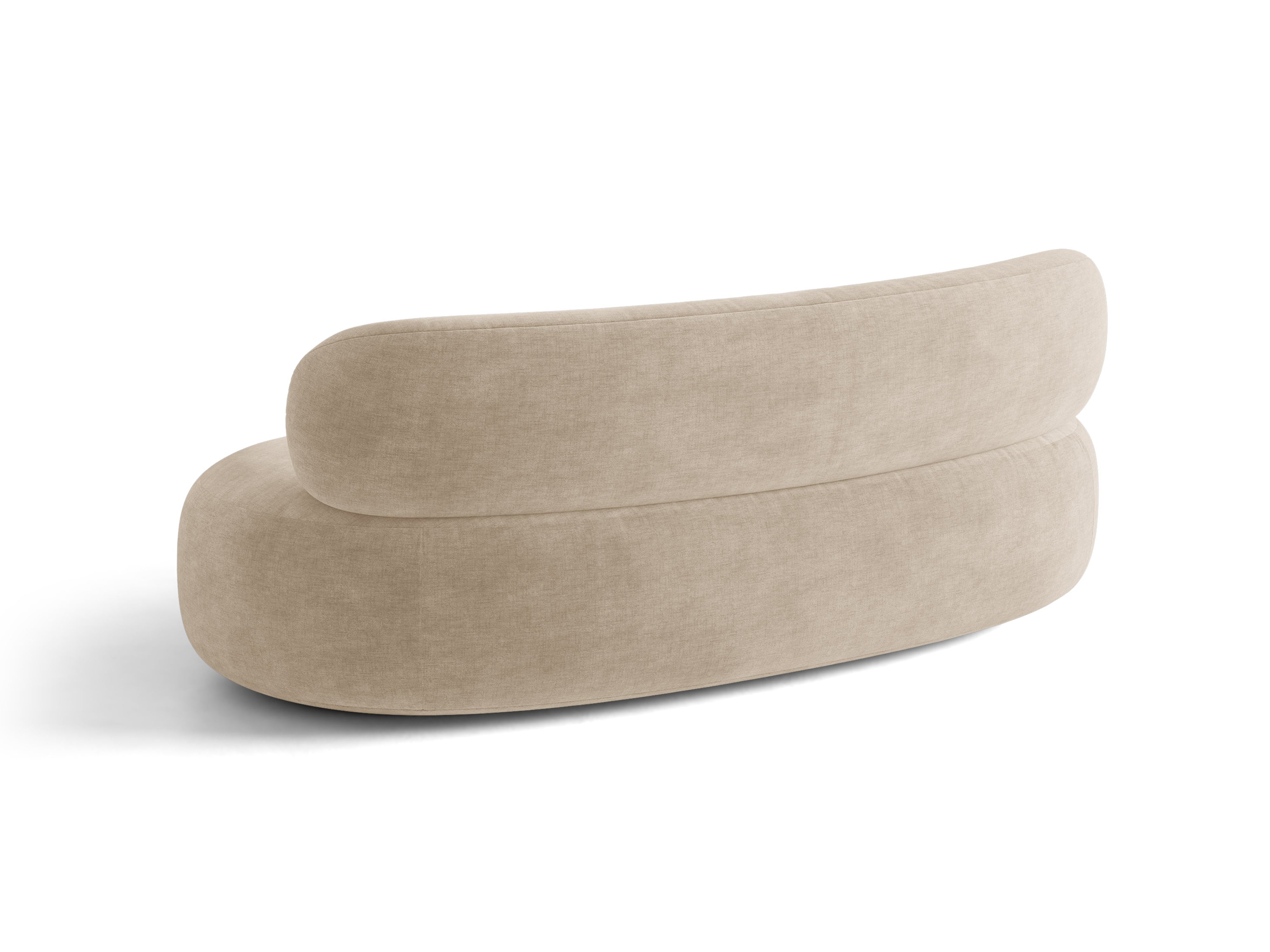 Micadoni Aura Sofa 3-Sitzer Chenille Golden Dunkelbeige