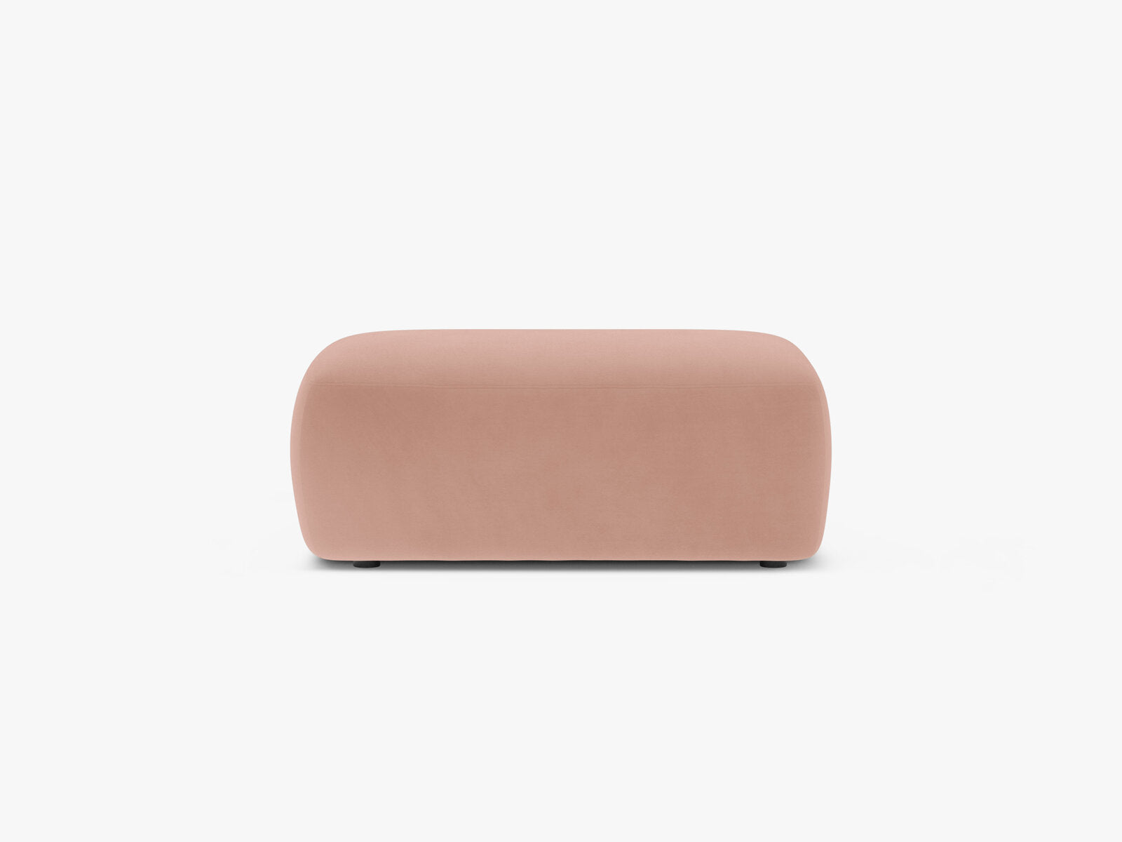 Micadoni Hocker Kate 1-Sitzer Samt Rosa