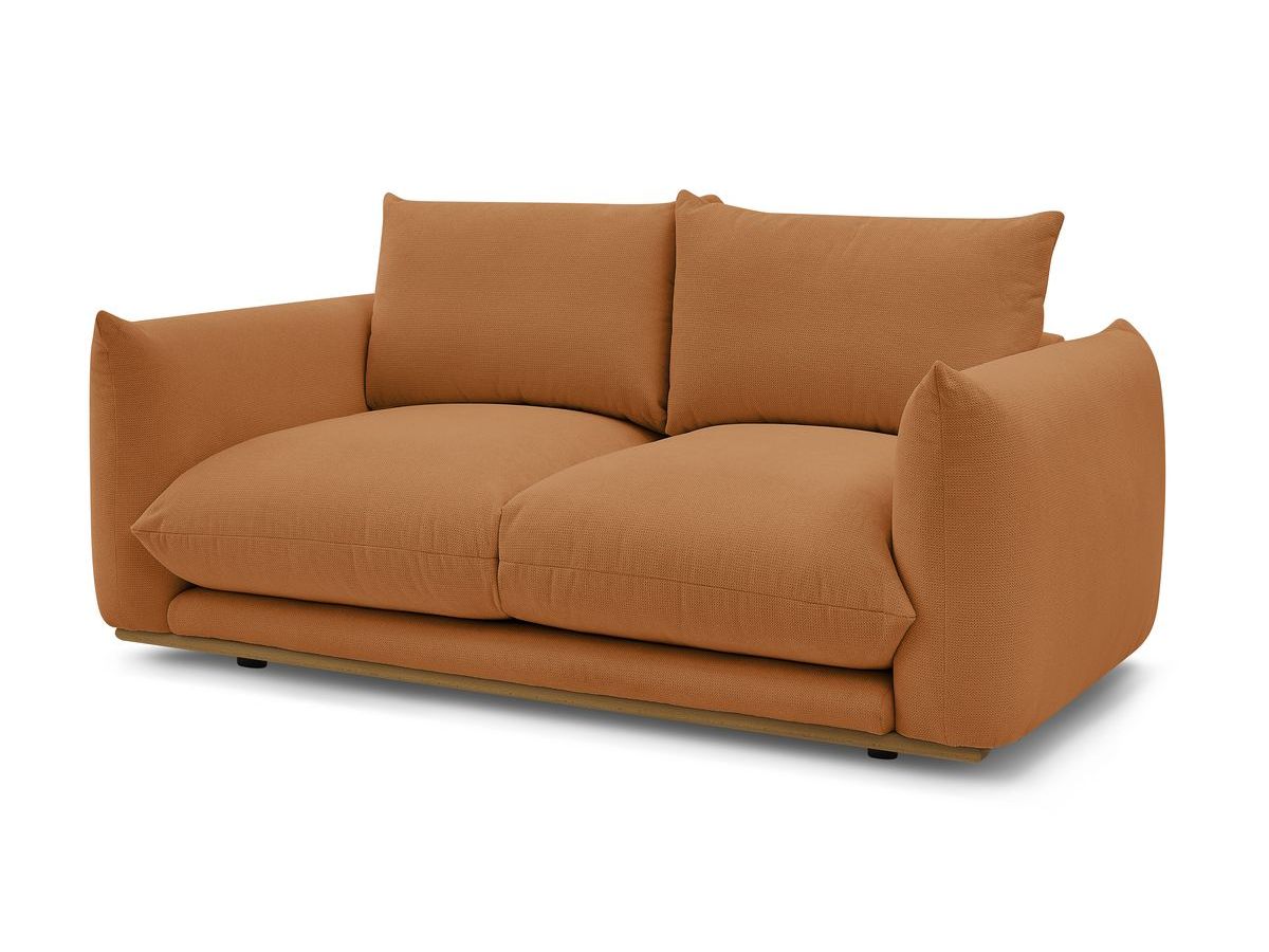 Bobochic Ernest Sofa 2-Sitzer Stoff Orange