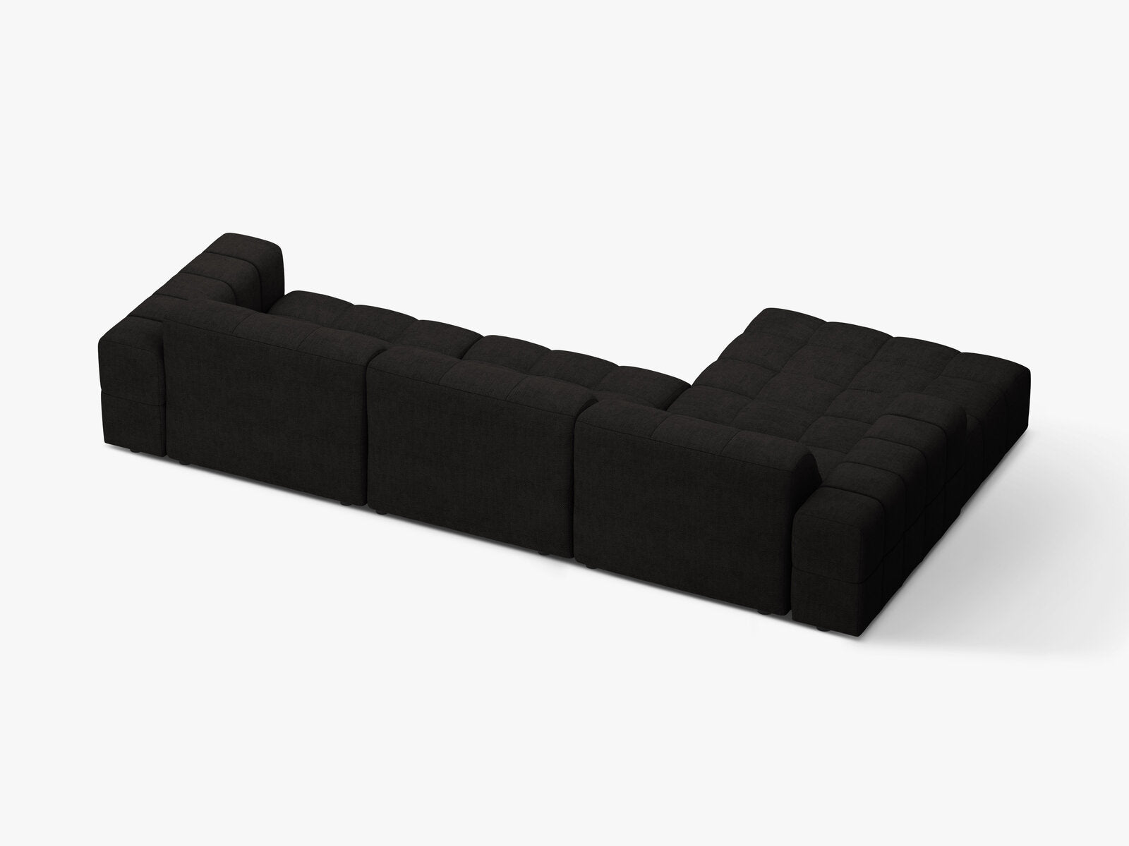 Micadoni Ecksofa Jennifer 4-Sitzer Links Chenille Eden Anthrazit