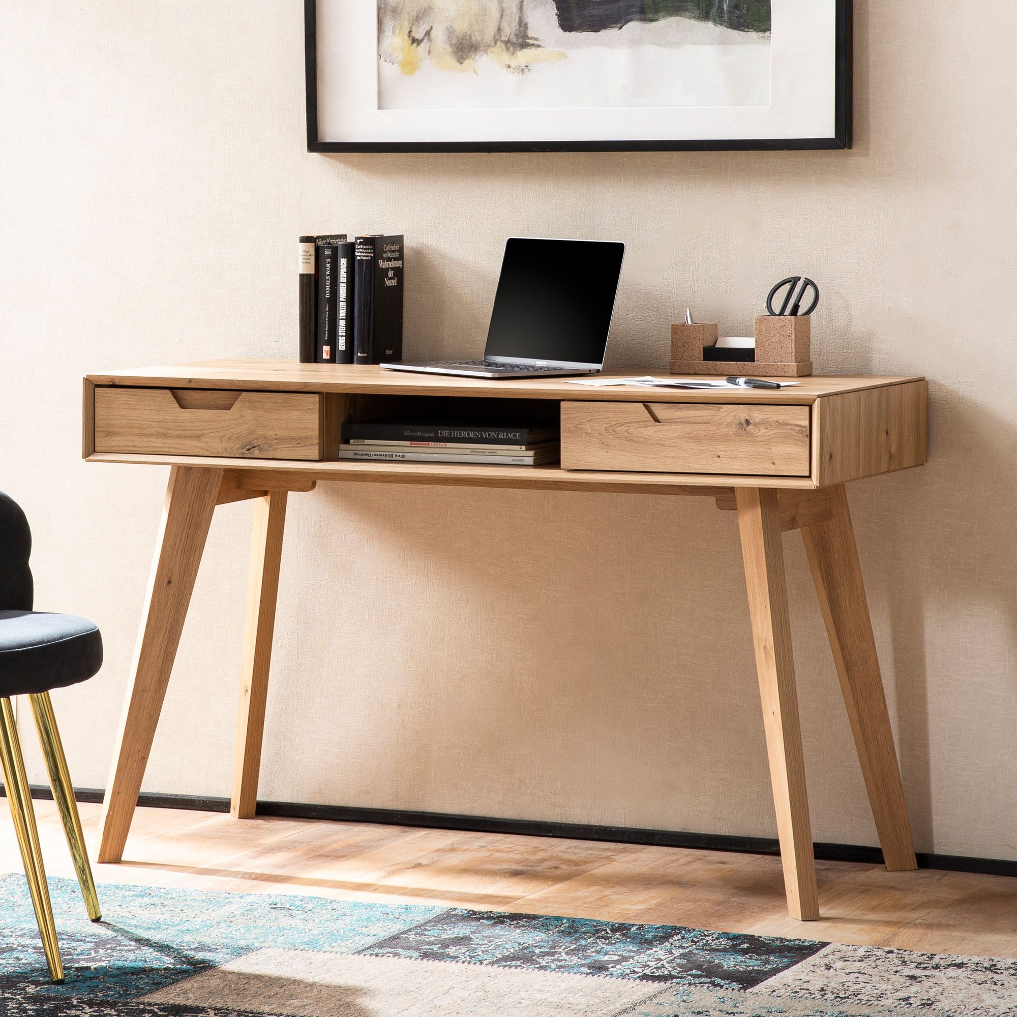 Schreibtisch Ellingsoy Braun 120 × 55 × 77 cm