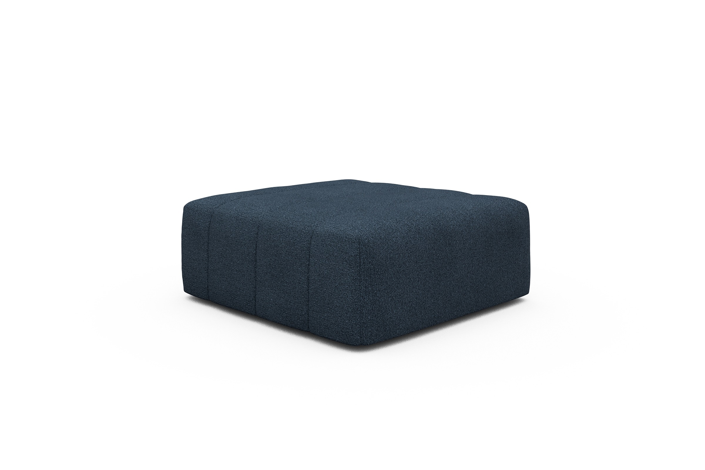 Sitzhocker Hugo Ottomane Boucle-Blue