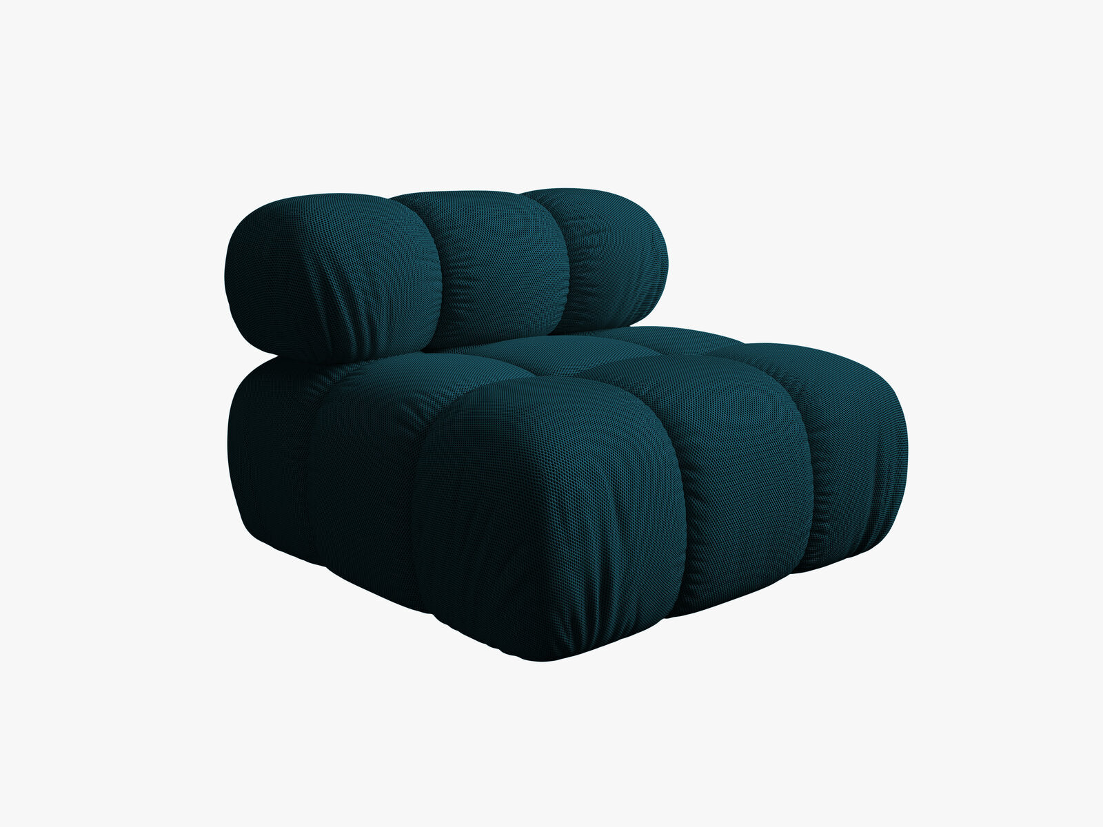 Micadoni Armloses Modul Bellis 3D-Stoff Sonic Marineblau