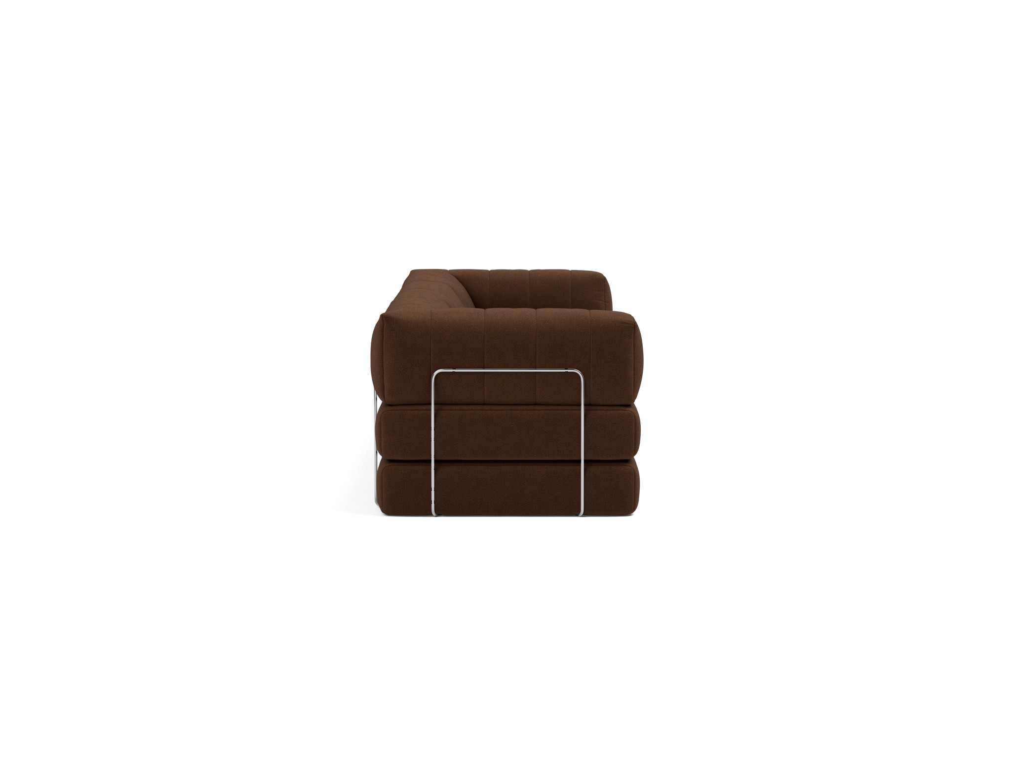 Schlafsofa CozyPad Grand mit Armlehnen Strukturierter Stoff Taura 359-Cappuccino