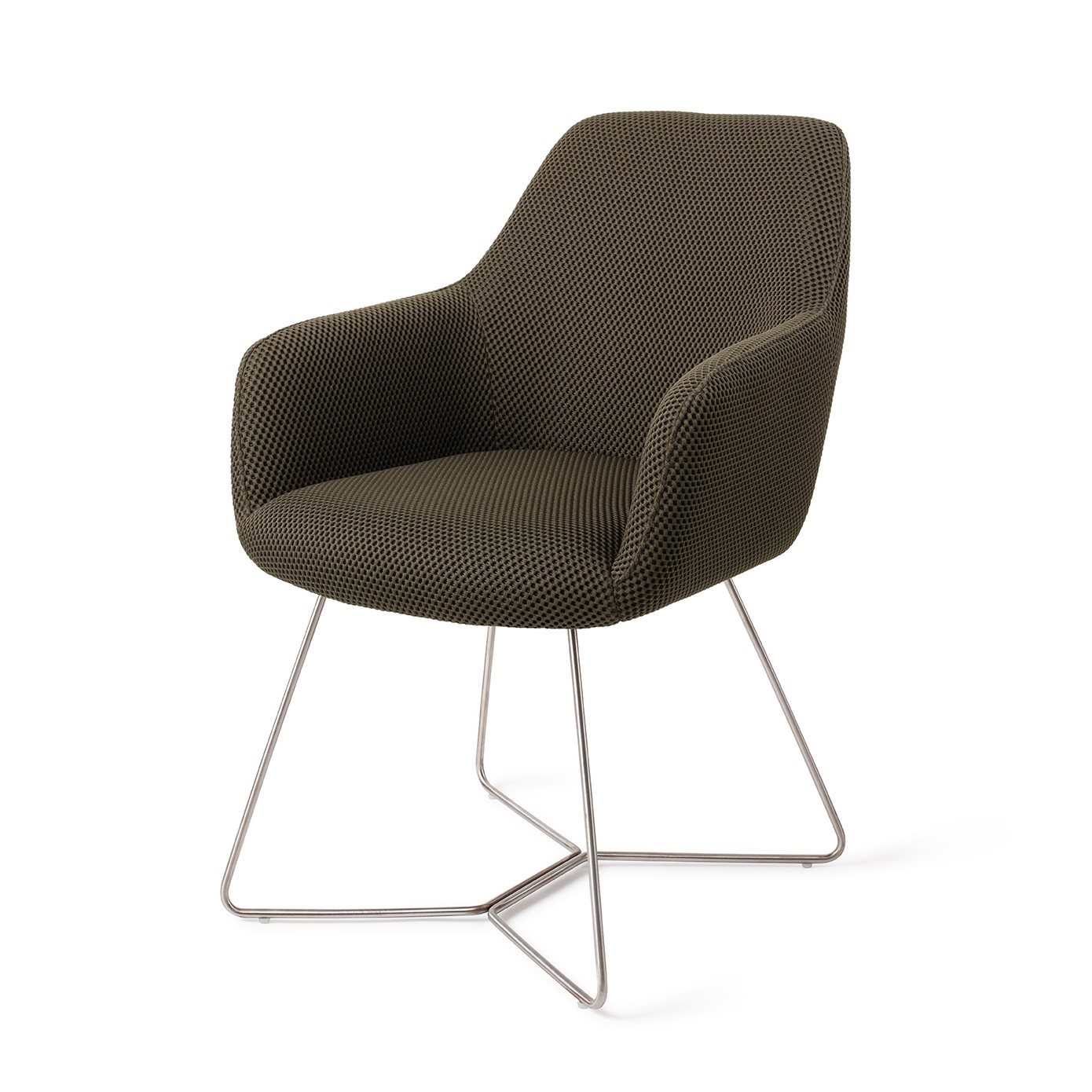 Jesper Home Esszimmerstuhl Hiroo Jungle-Jewel Beehive Stahl
