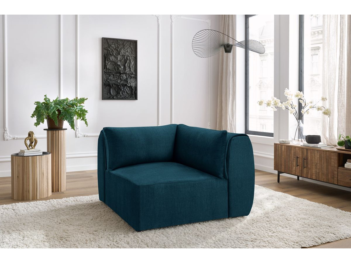 Bobochic Jeanne Eckmodul Samt Dunkelblau