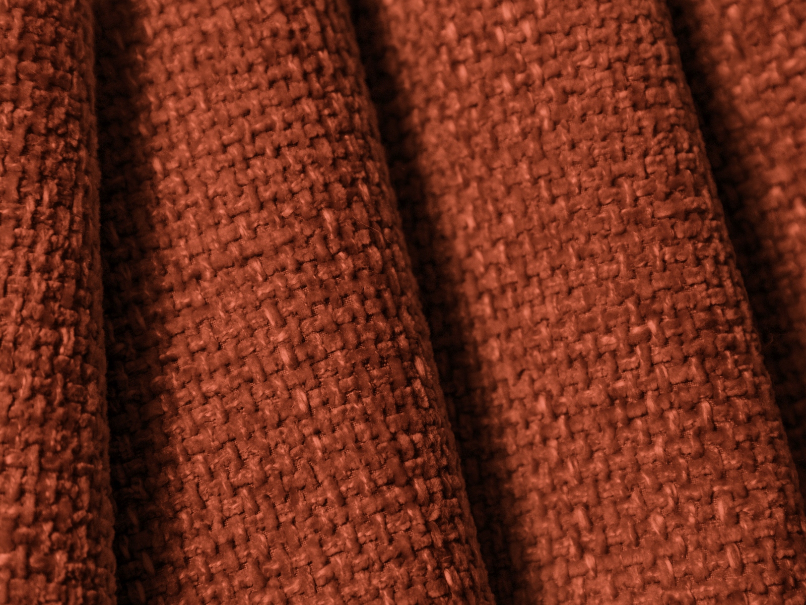 Micadoni Ecksofa Kaelle 4-Sitzer mit Schlaffunktion Rechts Chenille Terrakotta