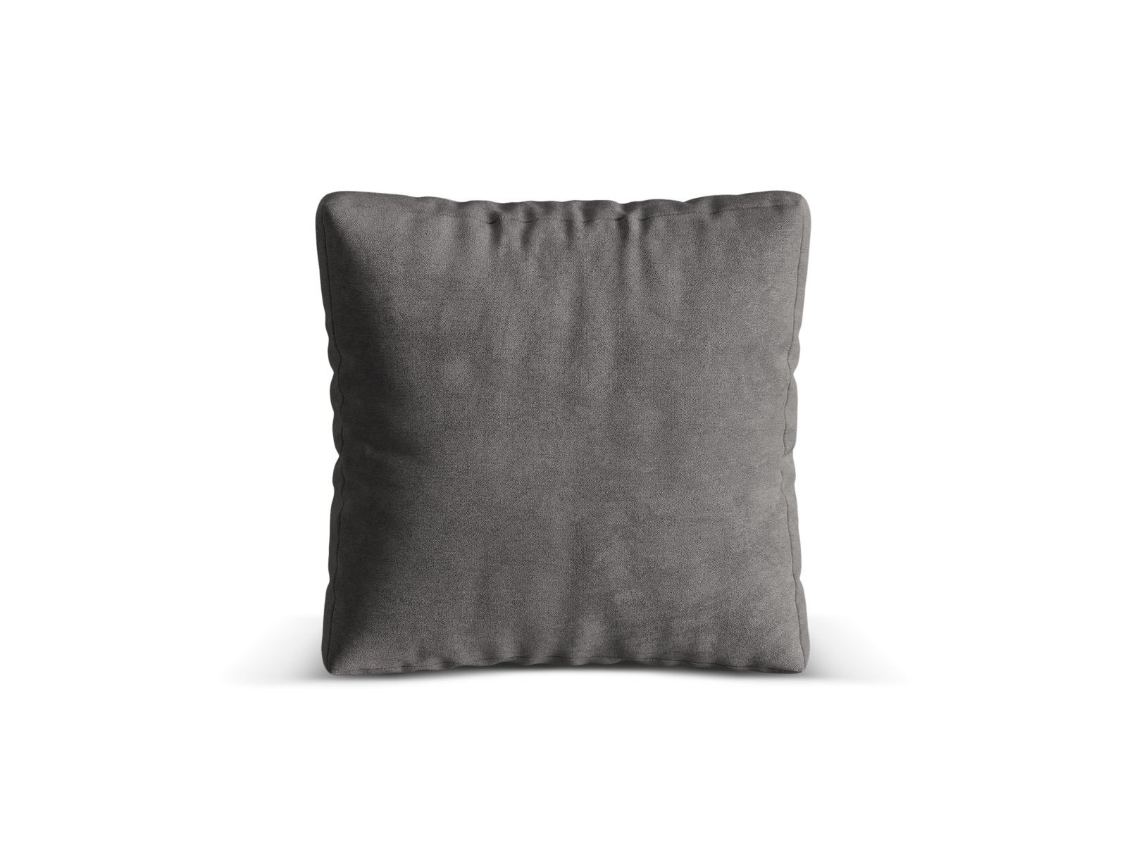 Micadoni Kissen Martina Samt Vogue Grau 65x65 moebelfaktor