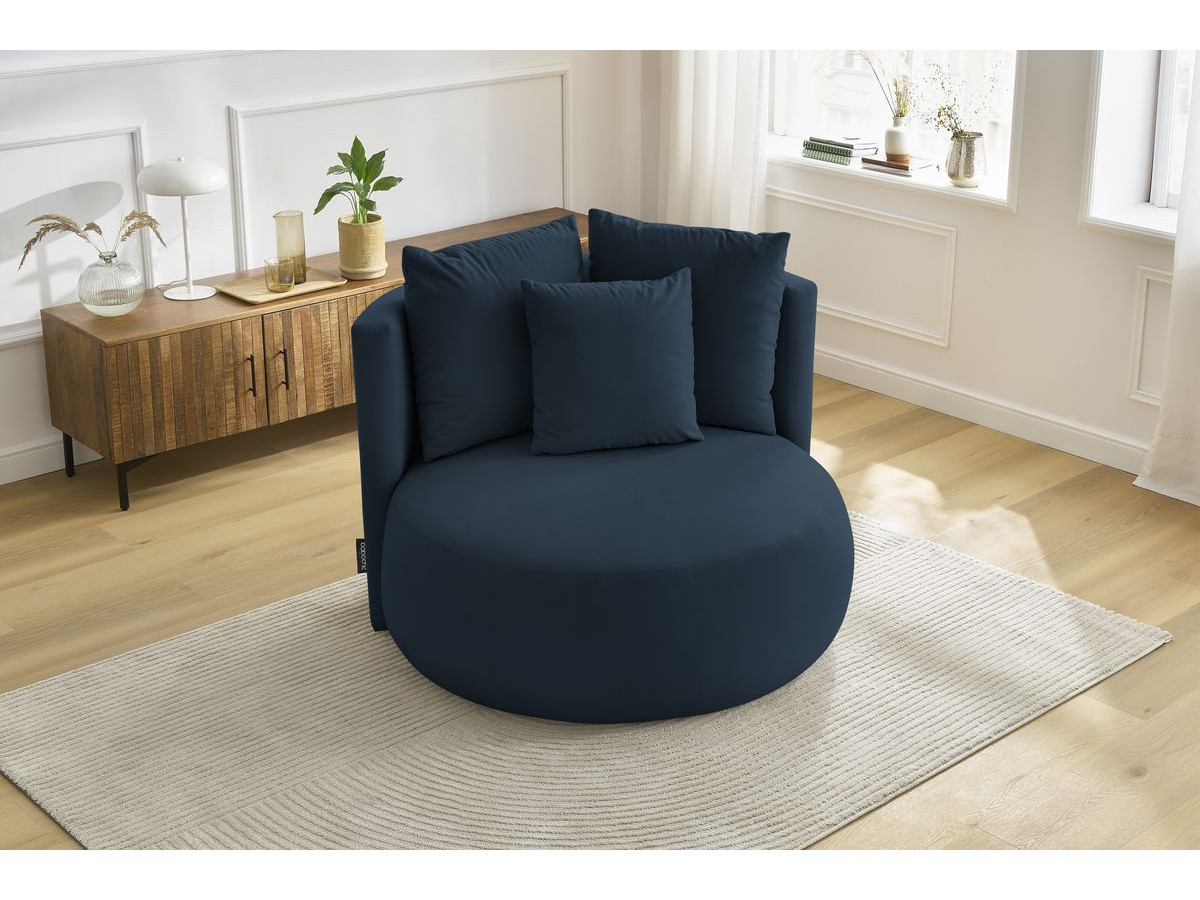 Bobochic Cesar Sessel Samt Blau