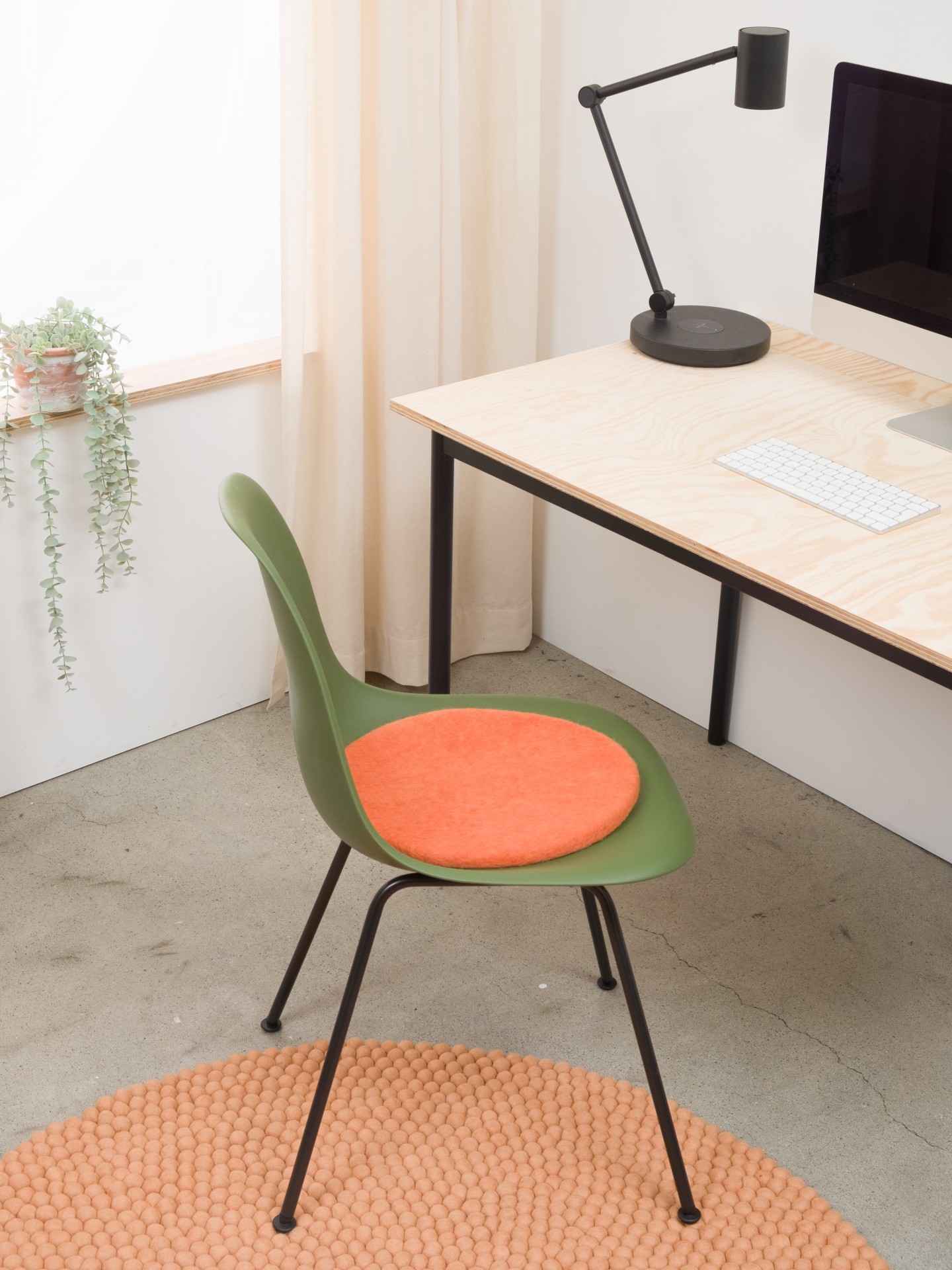 myfelt Lea - Flache Sitzauflage rund