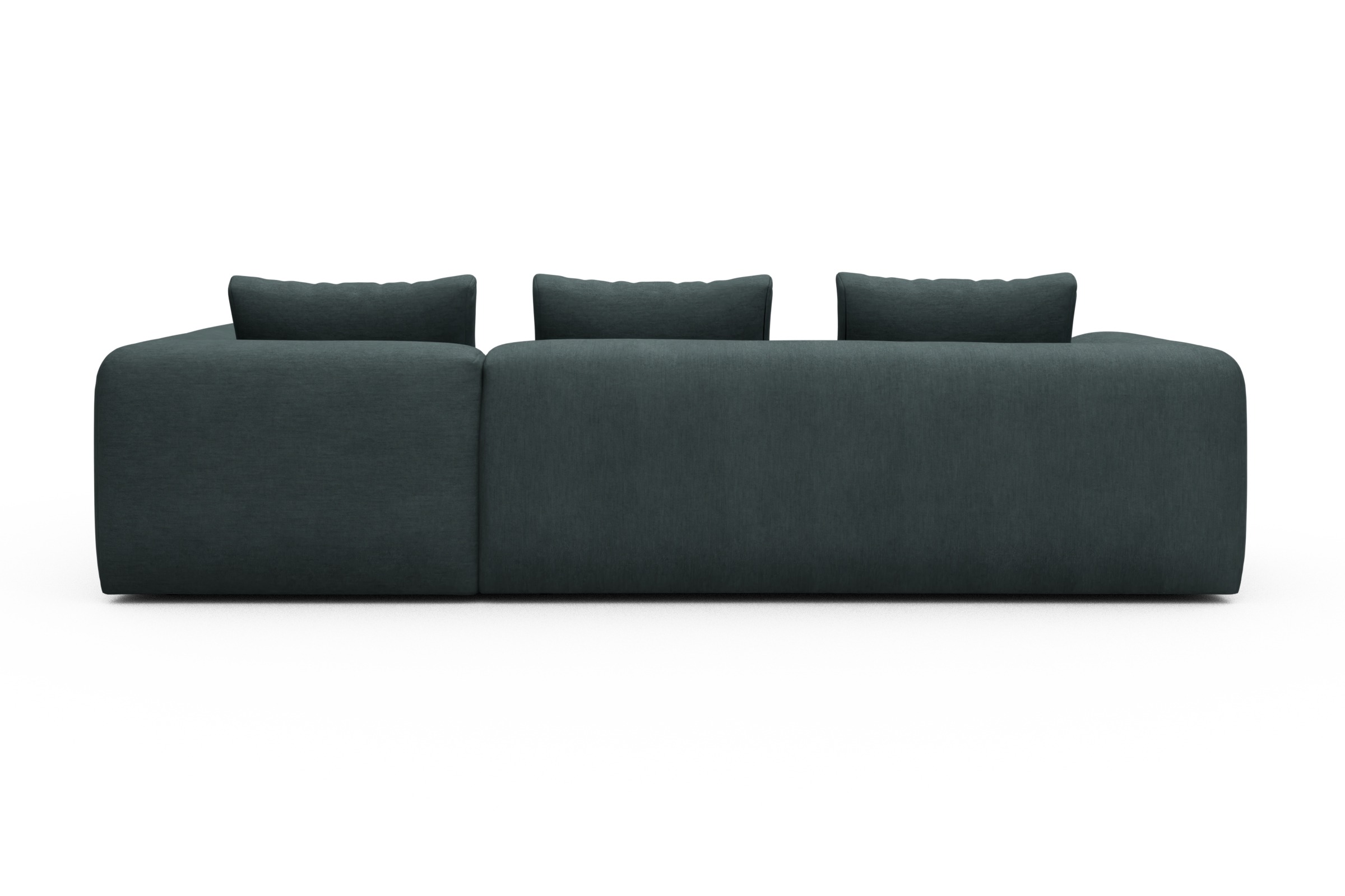 Ecksofa Fred 2x 2,5-Sitzer rechts offen Vivus-Blue