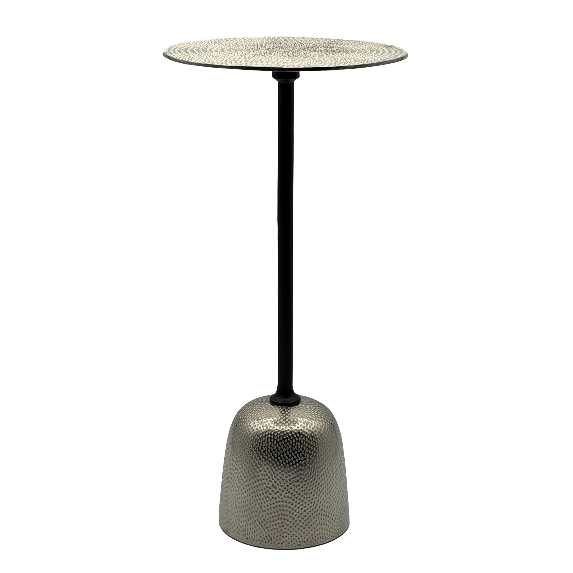 Beistelltisch Selbu Aluminium Silber Ø 29 × H 60 cm