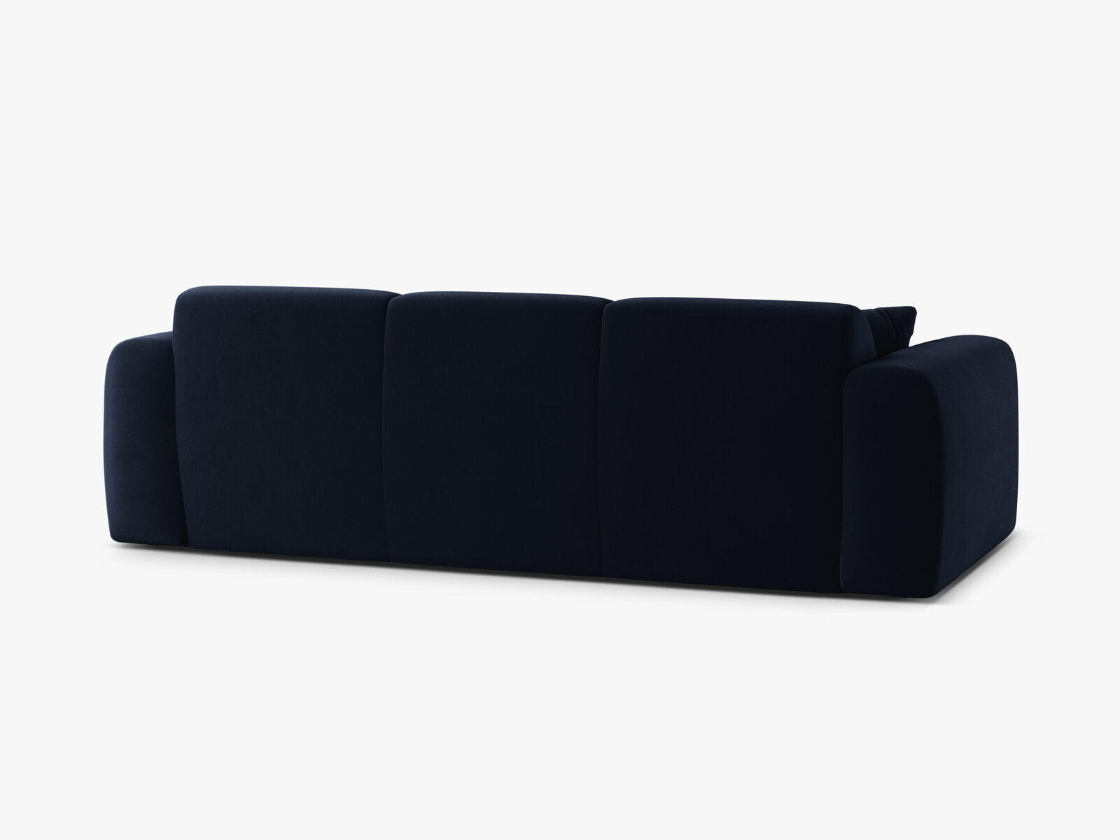 Micadoni Sofa Molino 3-Sitzer Samt Casino Königsblau