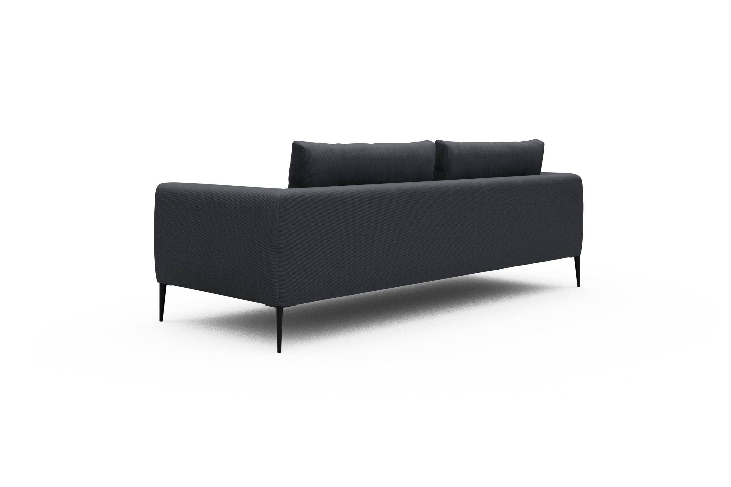 Sofa Paul 3-Sitzer Cordufine-Slate-Grey