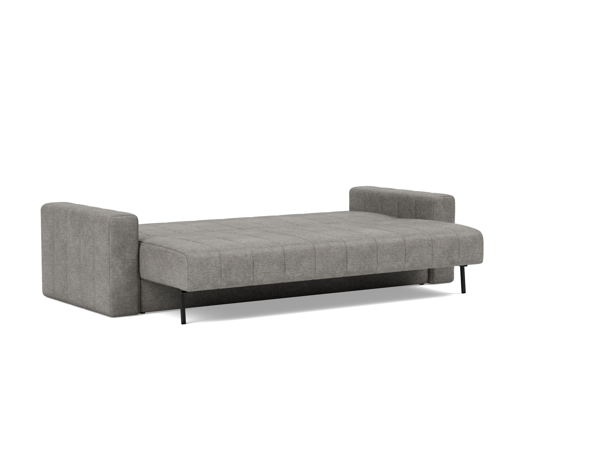 Schlafsofa Akello mit Armlehnen Flachgewebe Avella 282-Warm-Grey