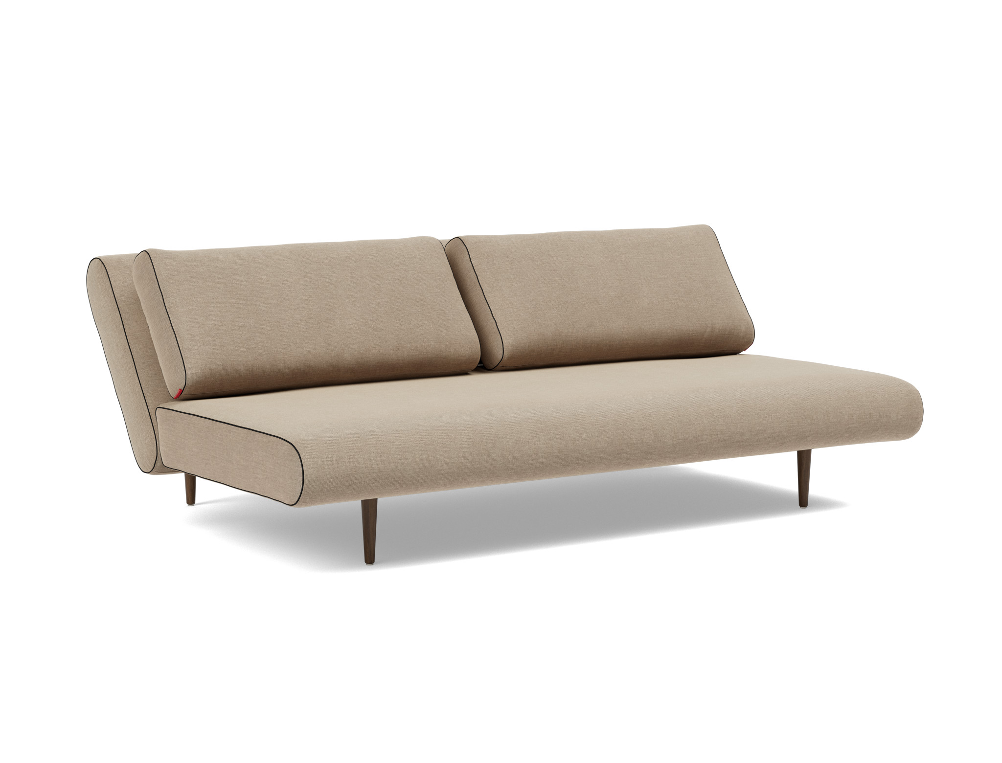 Schlafsofa Unfurl Lounger Flachgewebe Phobos 587-Mocha