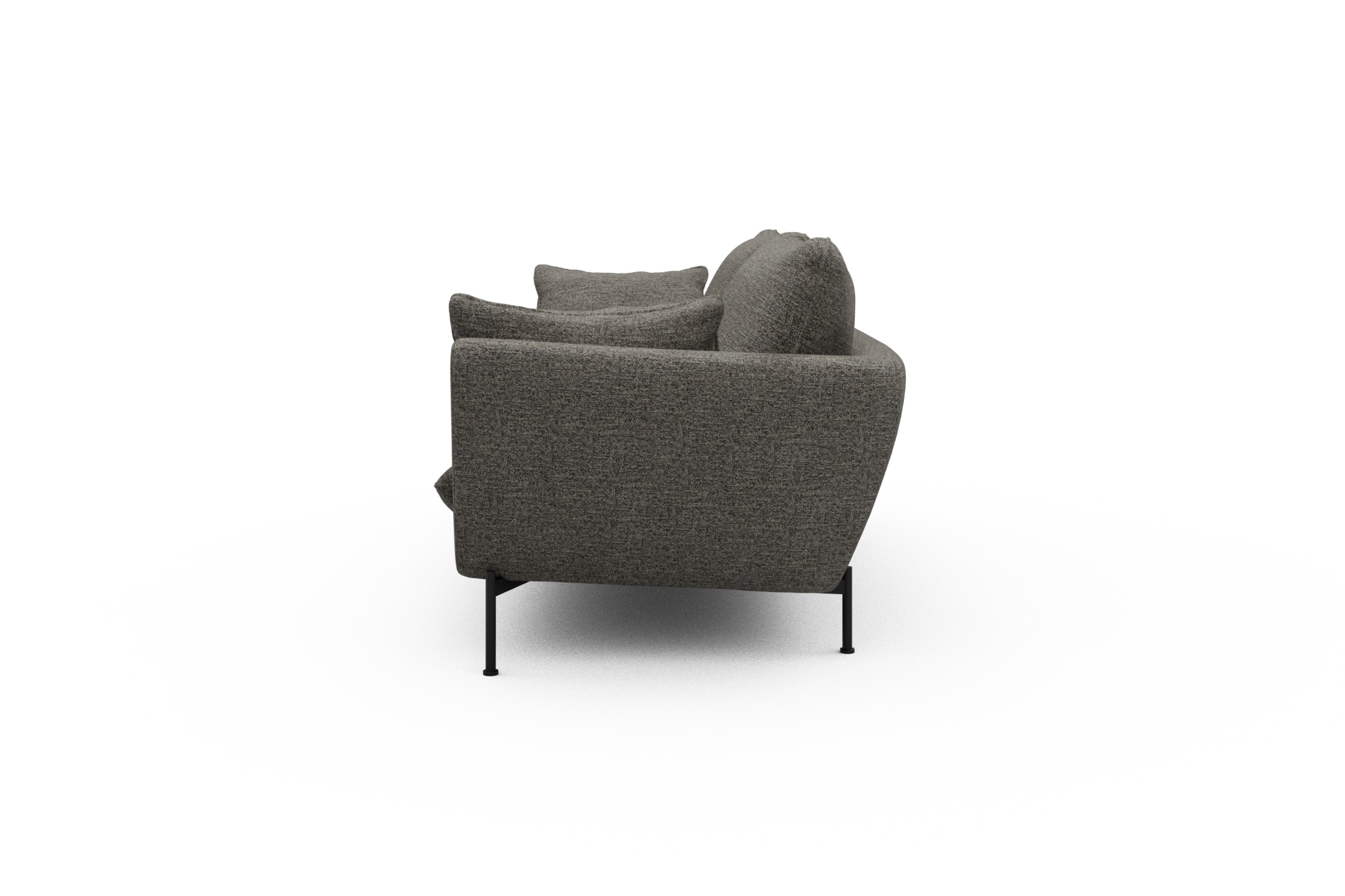 Sofa Anton 3-Sitzer Carreno-Sepie-Brown