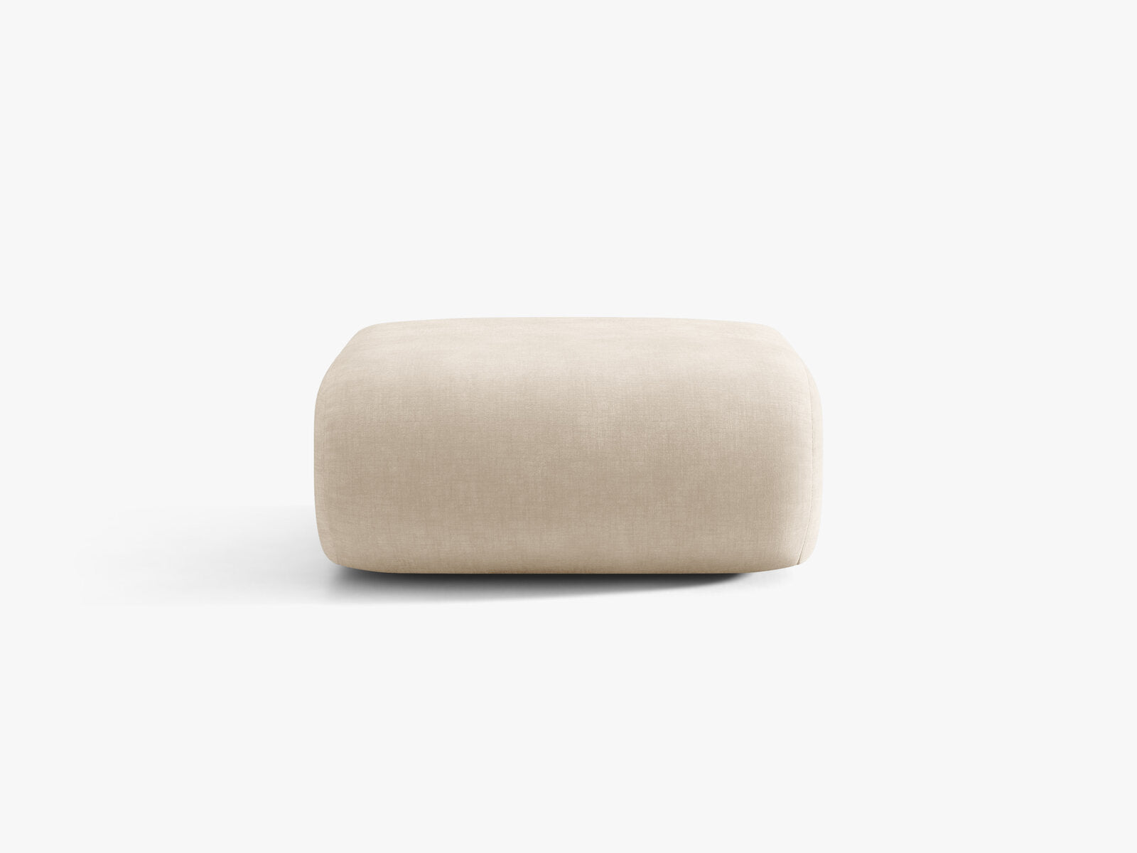 Micadoni Neo Pouf Chenille Golden Helles Beige