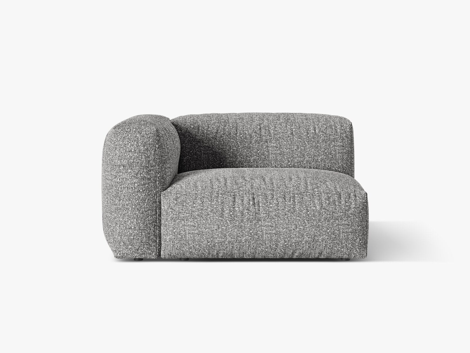 Micadoni Eckmodul Martina 1-Sitzer Links Boucle Monet Graphit