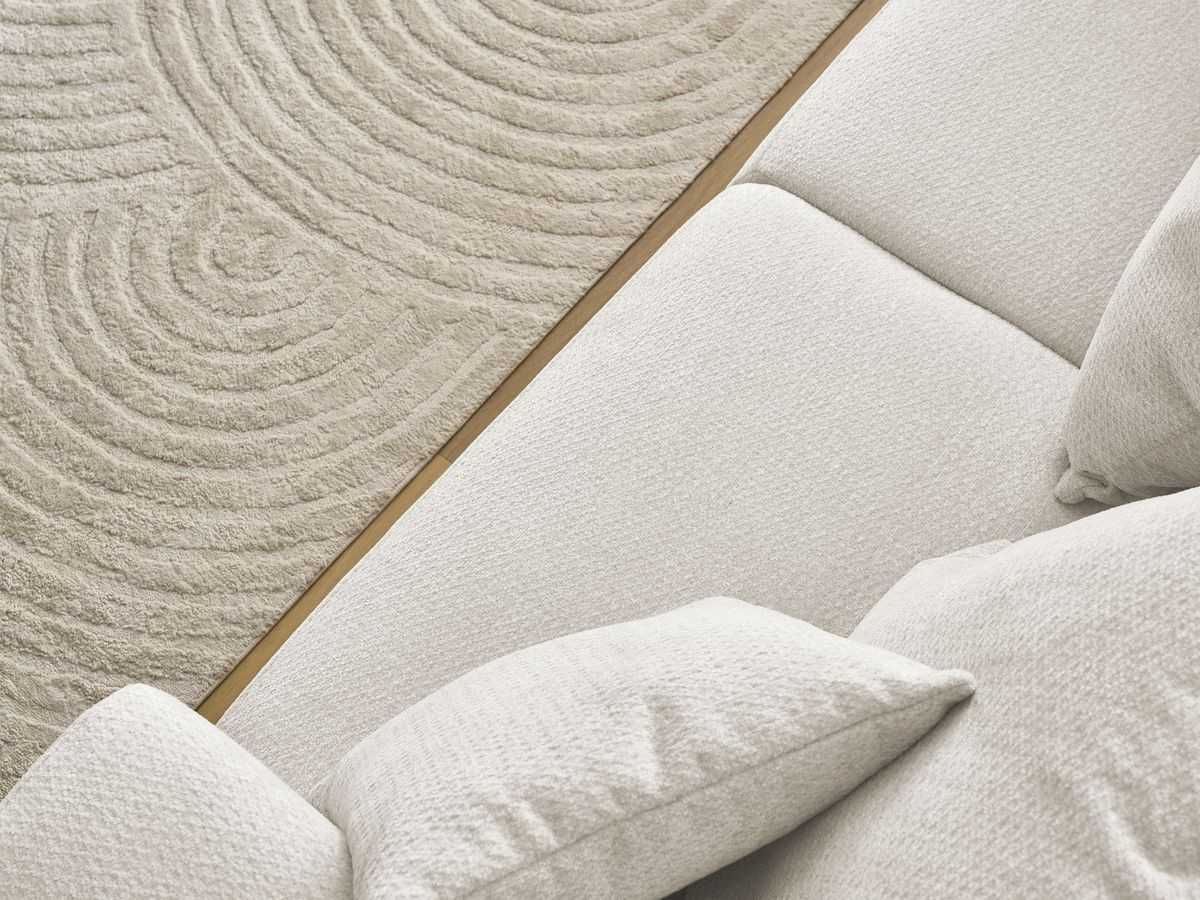 Bobochic Sidonie Sofa 3-Sitzer Melange-Stoff Beige