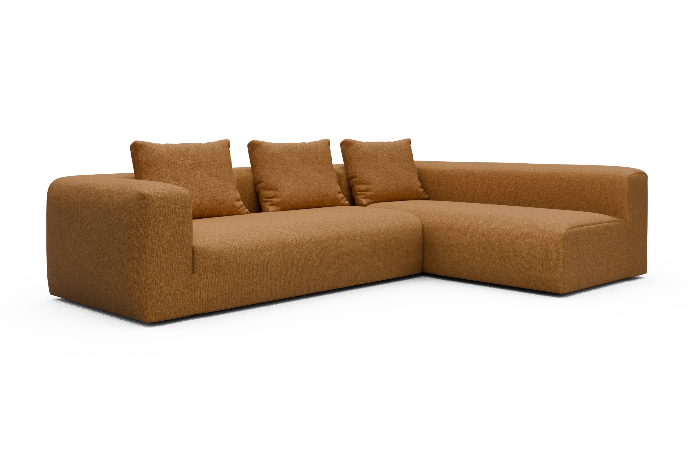 Ecksofa Fred 2x 2,5-Sitzer rechts offen Sama-Cur