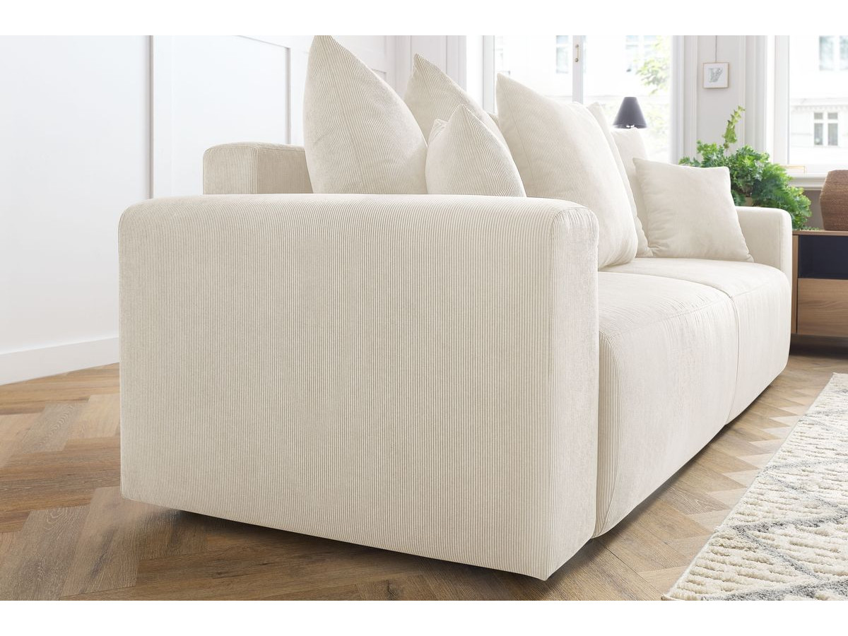 Bobochic Envy Sofa 3-Sitzer Cordsamt Beige
