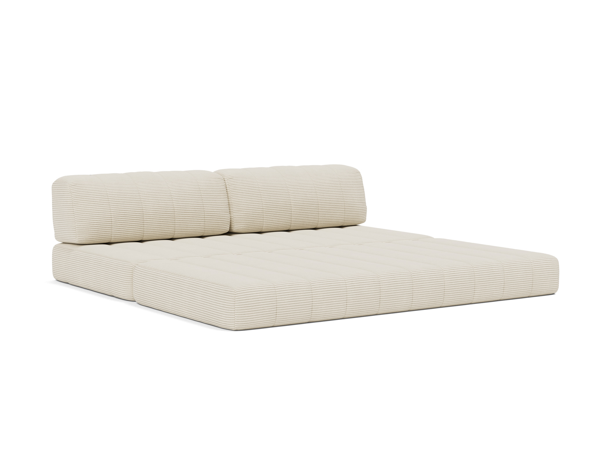Schlafsofa CozyPad Kord Corduroy 594-Ivory