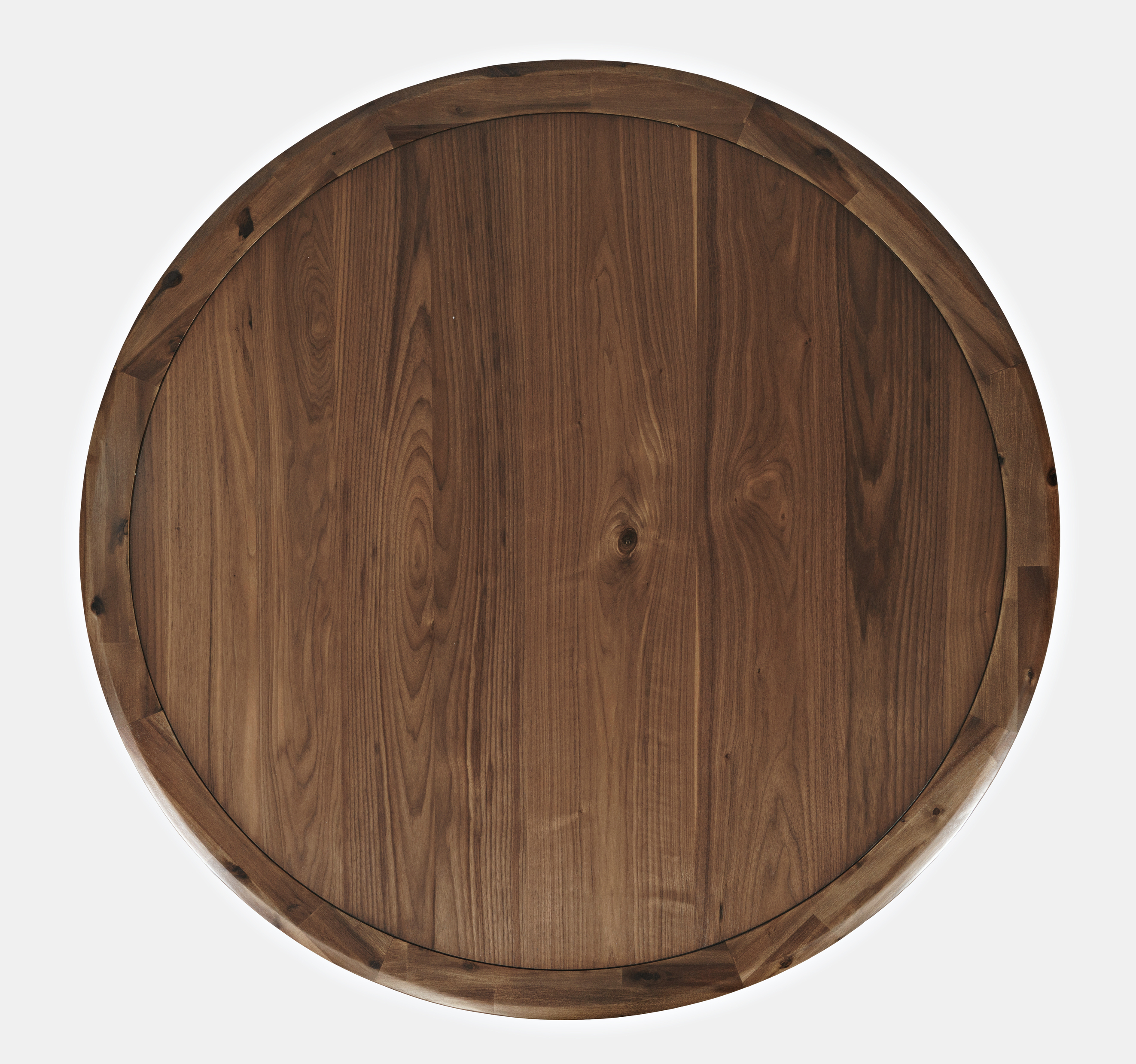 Livin Hill Set Avola: Esstisch 127 cm + 4× Polsterstuhl Leith Silbergrau, Tisch Walnuss