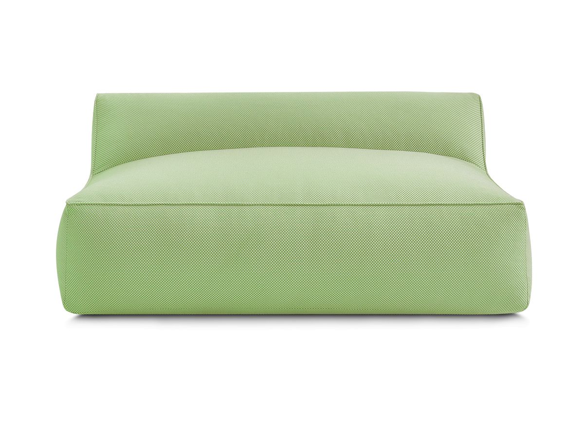 Bobochic Riviera Sofamodul 2-Sitzer Melange-Stoff Grün